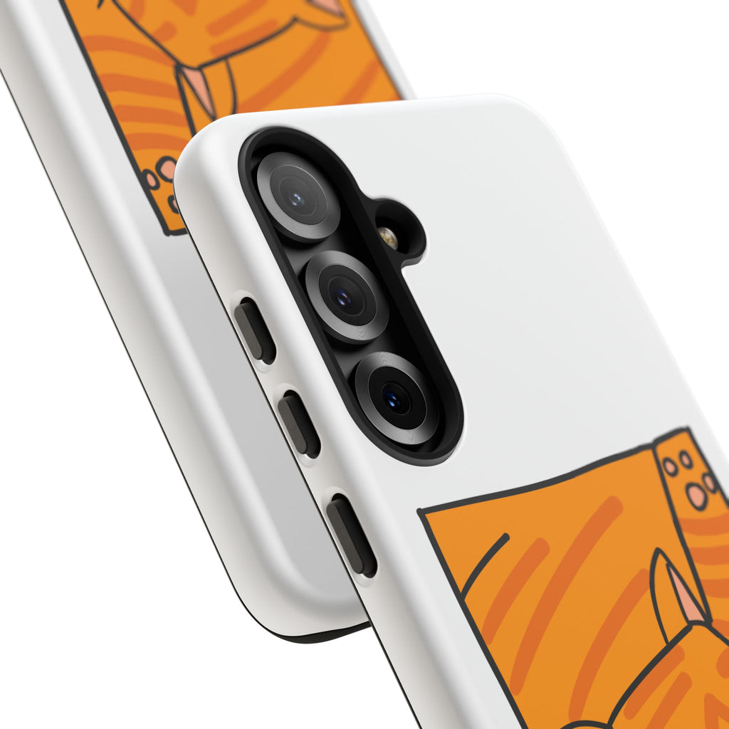 Cute Orange Cat Phone Case - Tough Cases Protective Phone Cover