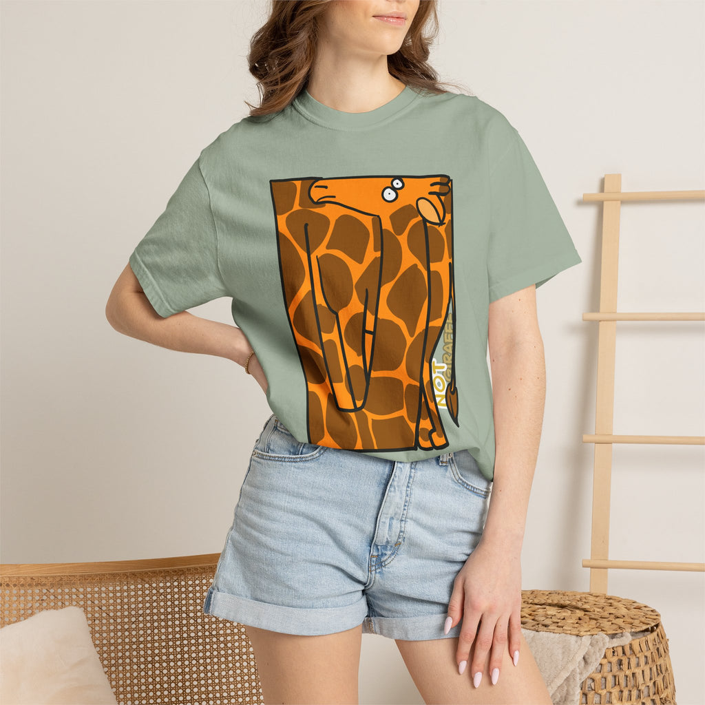 Giraffe T-Shirt — Cute Cartoon "Not Giraffe" Unisex T-shirt