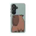 Cute Bear Phone Case - Minimalist Cartoon Brown Bear Protective iPhone Cover