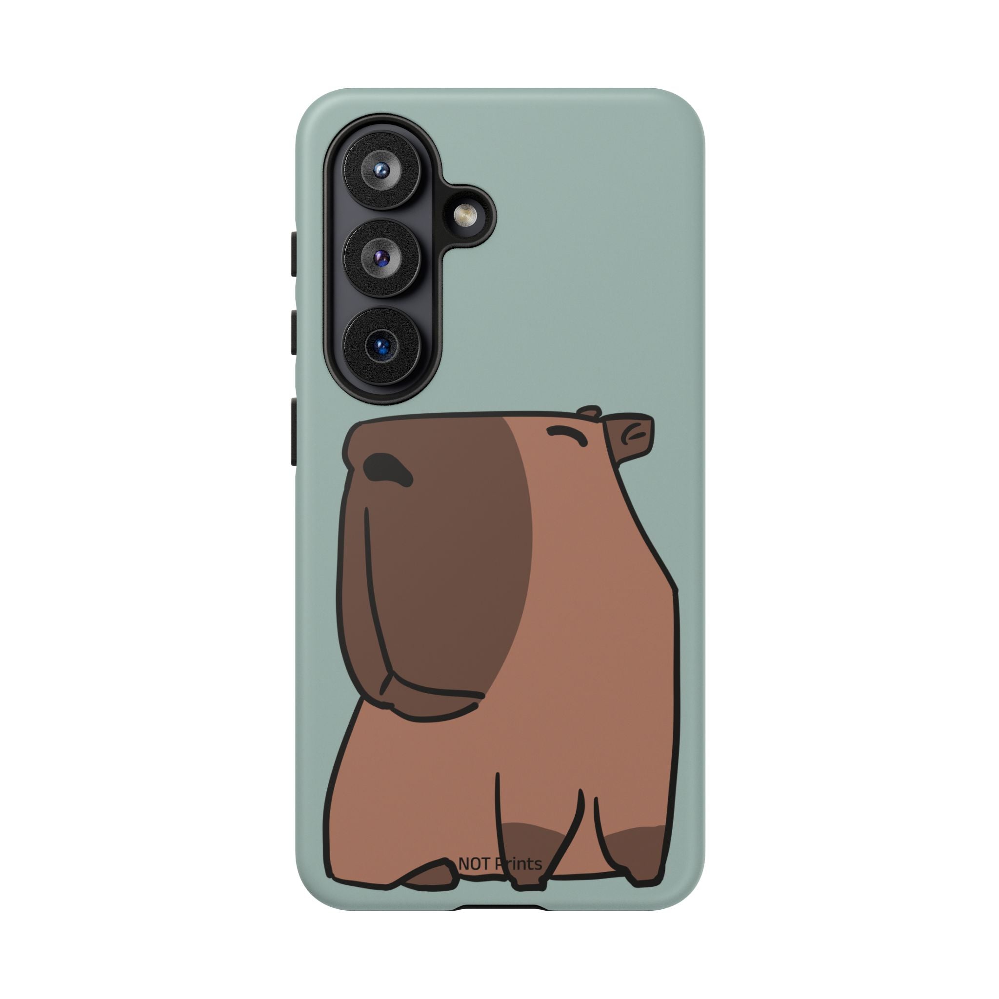Coque de téléphone mignon ours - Coque de protection iPhone ours brun dessin animé minimaliste