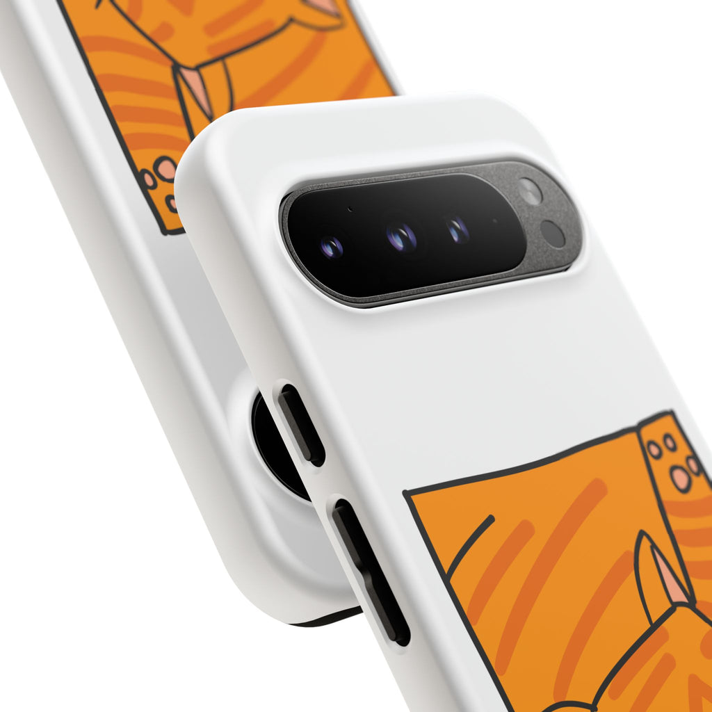Cute Orange Cat Phone Case - Tough Cases Protective Phone Cover
