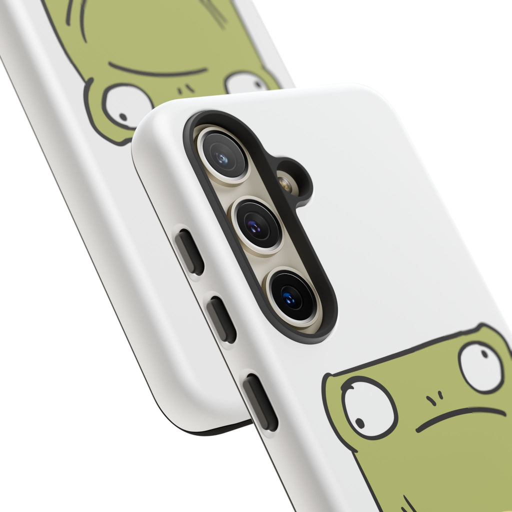 Funny Frog Tough Phone Case — Cute Stubborn Frog Protective iPhone Case