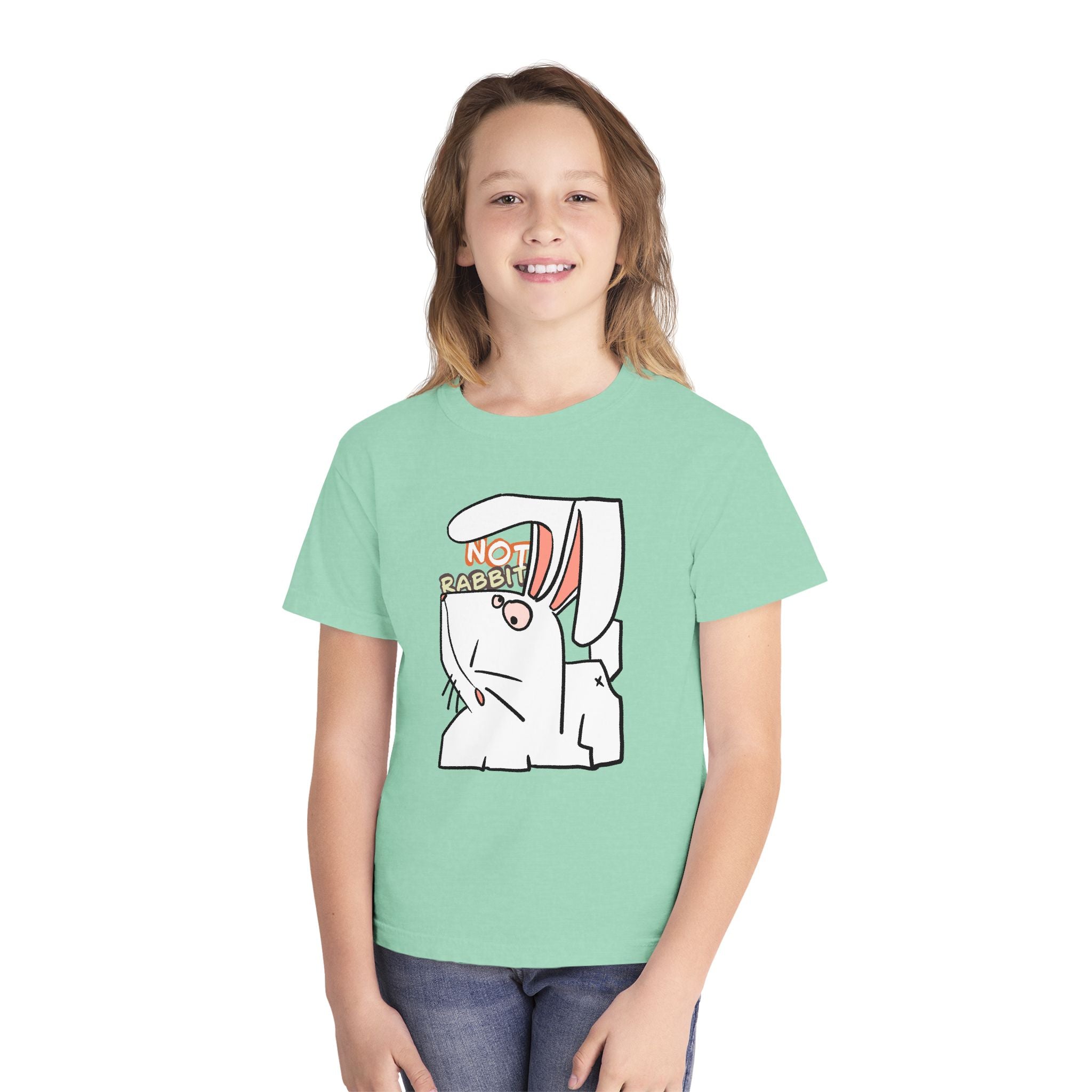 Rabbit Youth Tee — Cute 'Not Rabbit' Graphic Bunny T-Shirt