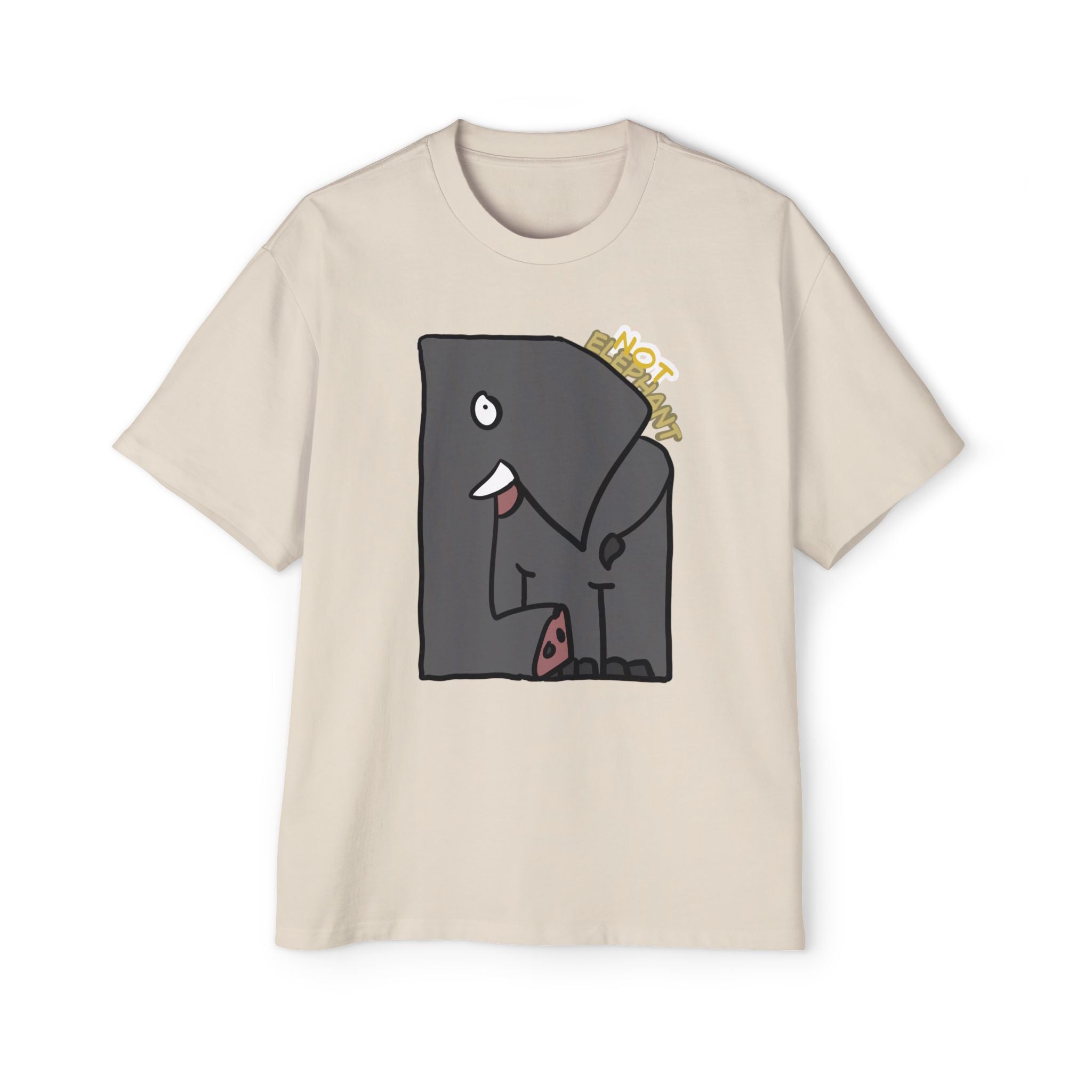 Elephant T-shirt — Not Elephant Tee | Cute Cartoon Elephant