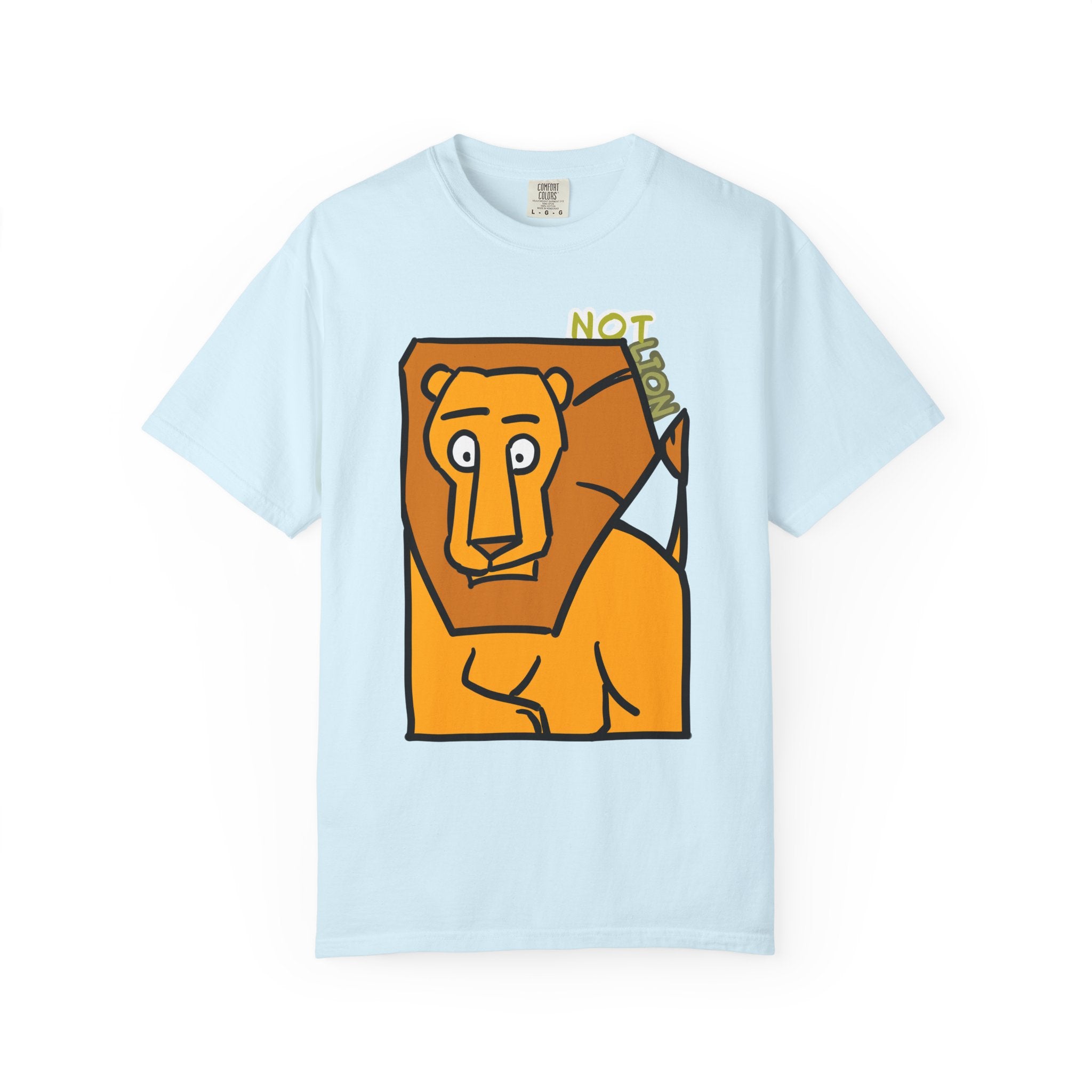 Lion Graphic Tee — "Not Lion" | Unisex T-Shirt