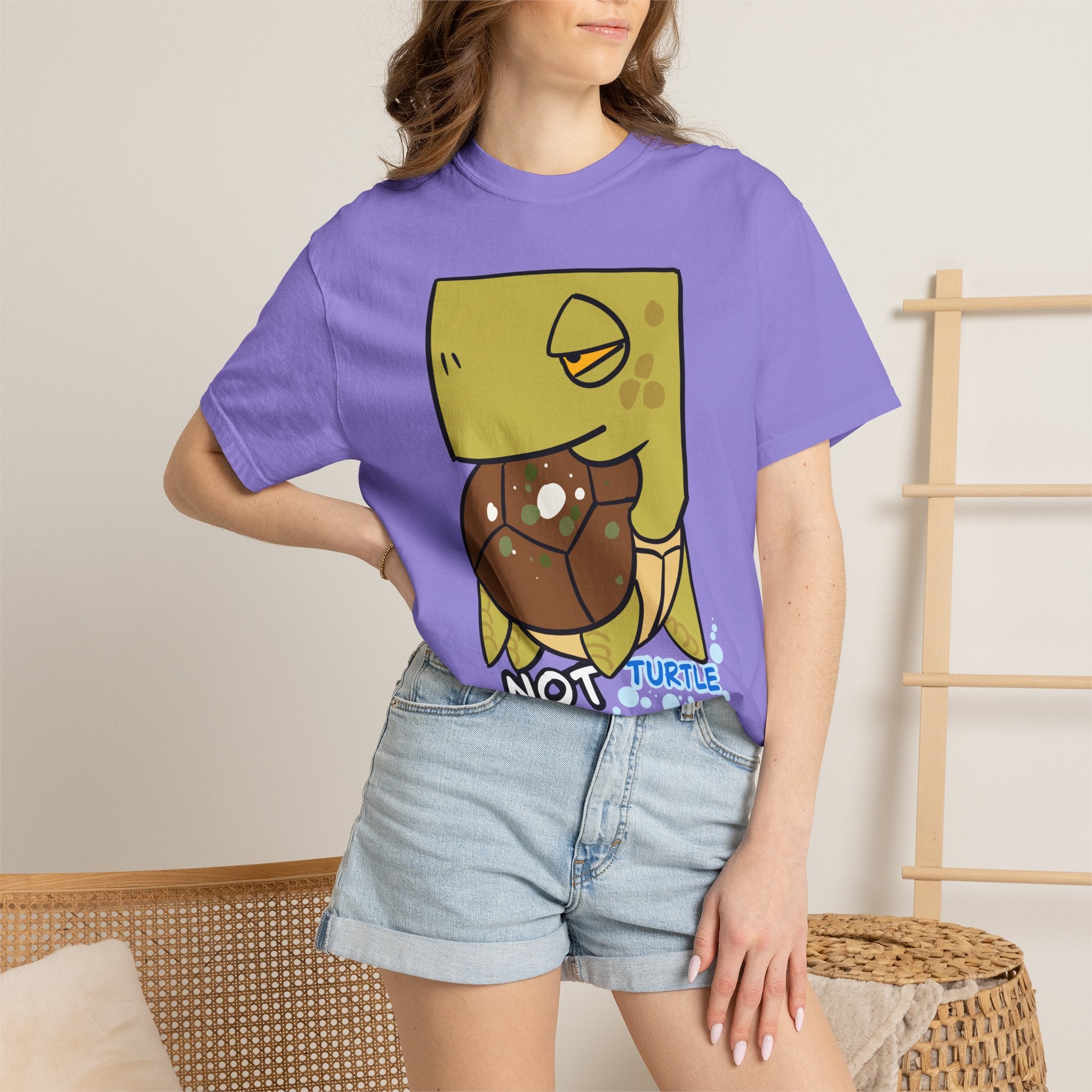 Turtle T-Shirt — Cute Cartoon "Not Turtle" Unisex T-shirt