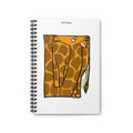 Giraffe Spiral Notebook - Cartoon 'Not Giraffe' Ruled Line