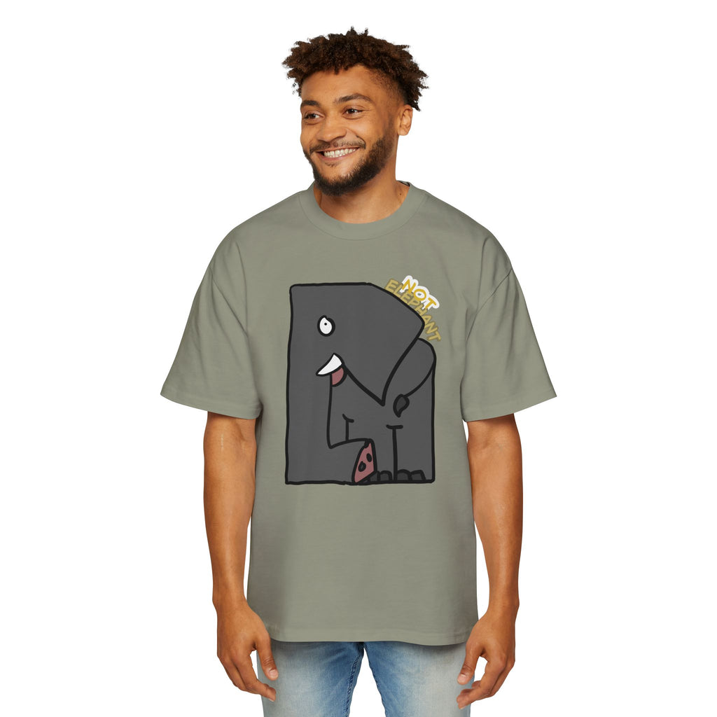 Elephant T-shirt — Not Elephant Tee | Cute Cartoon Elephant