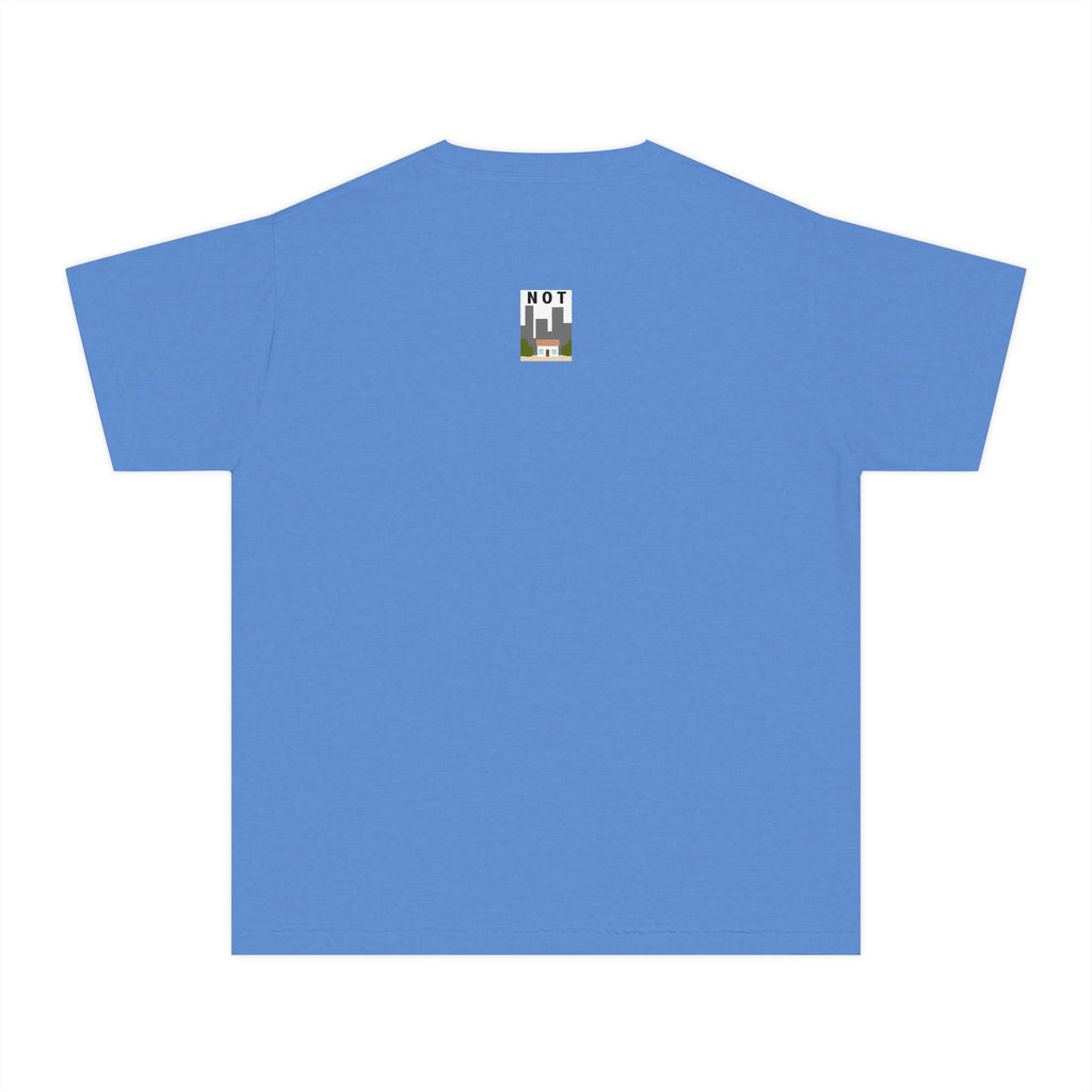 Orange Cat Youth Tee – Cute Cartoon Cat Graphic Shirt for Kids | Funny Not Cat Animal Cotton T-Shirt