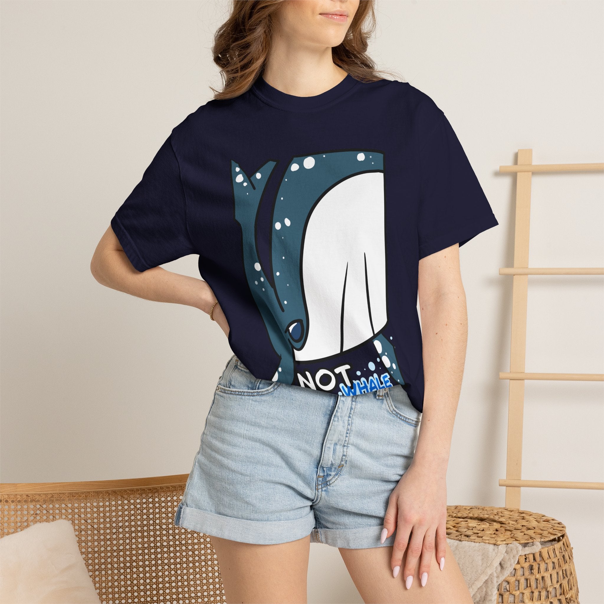 Whale T-Shirt — Cute Cartoon "Not Whale" Unisex T-shirt