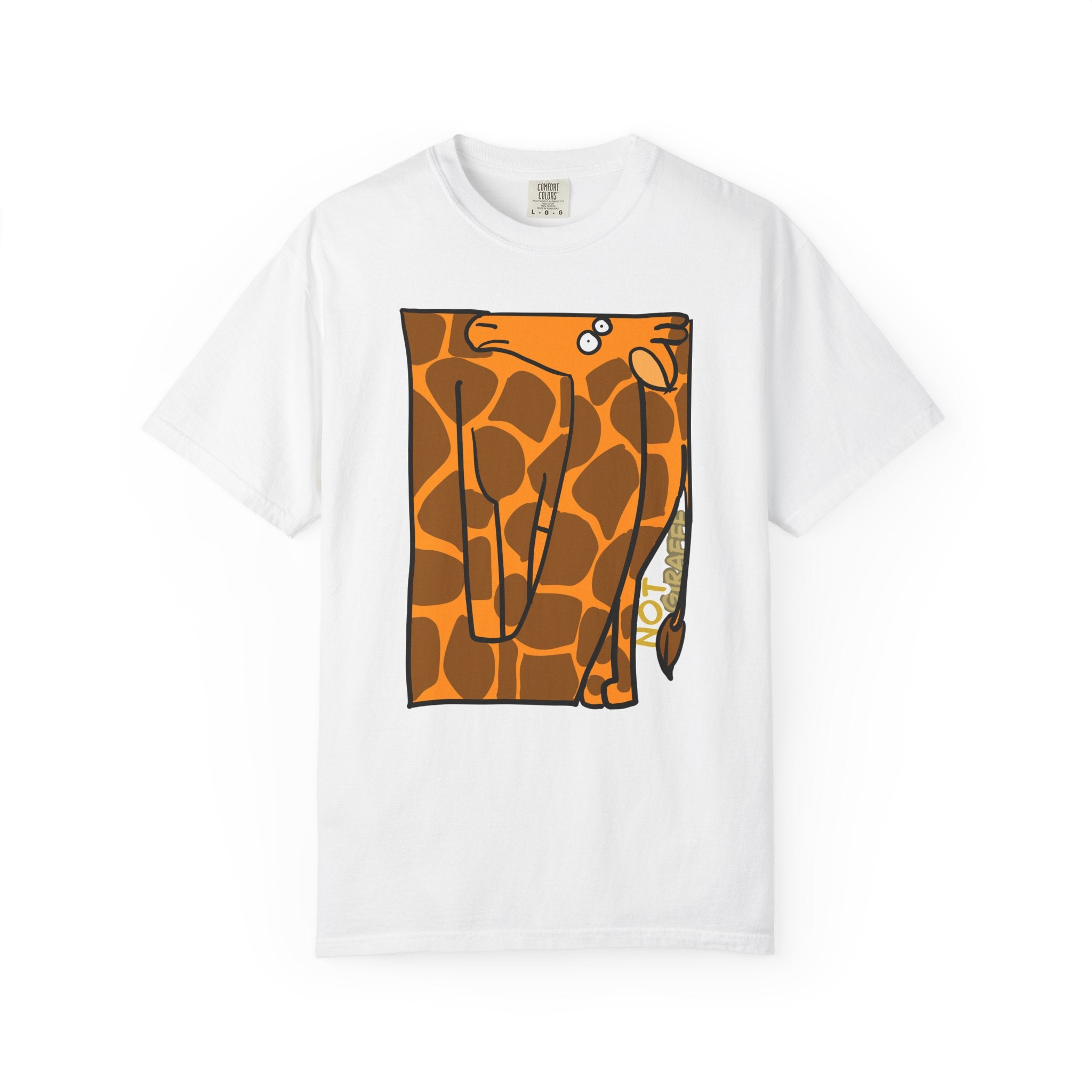 Giraffe T-Shirt — Cute Cartoon "Not Giraffe" Unisex T-shirt