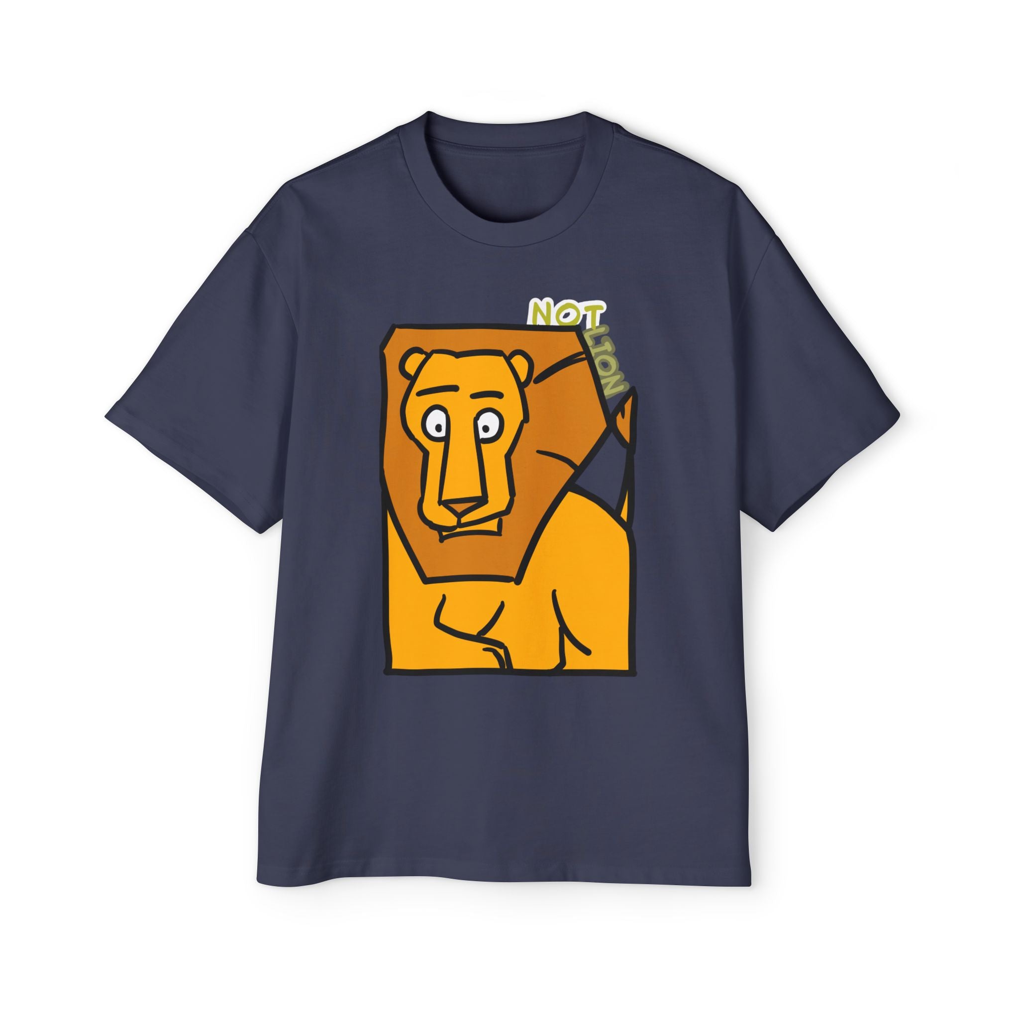 Lion T-shirt — Not Lion Tee | Cute Cartoon Lion