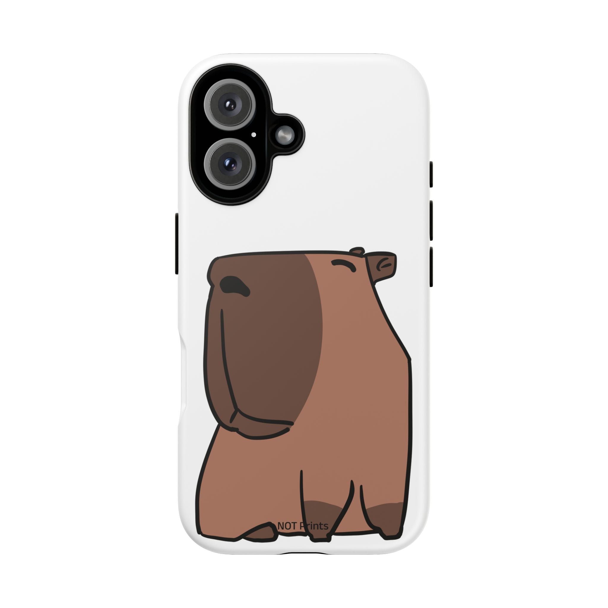 Coque Téléphone Ours Mignon - Étui Protecteur iPhone Minimaliste Ours Brun Dessin Animé