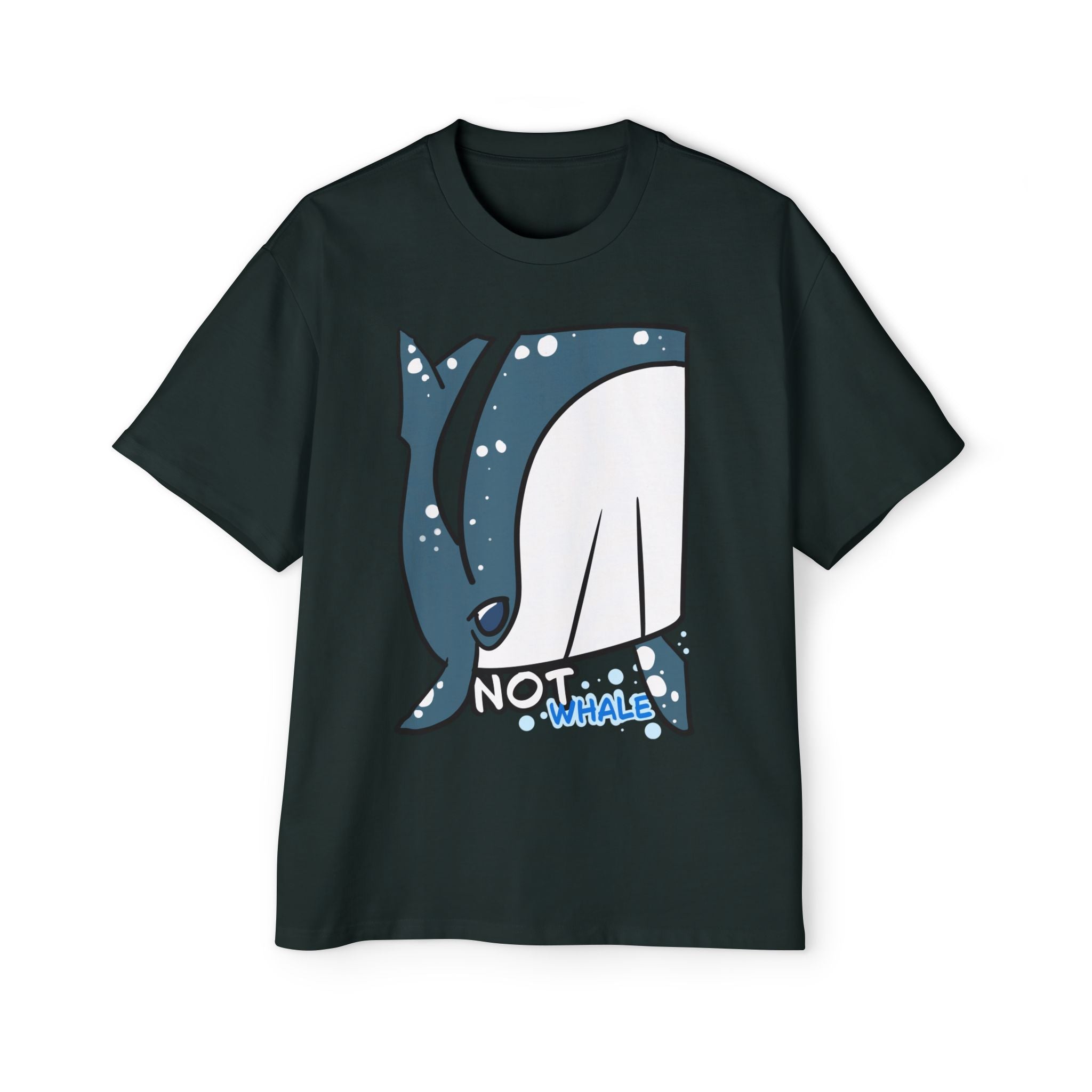 Whale Graphic Tee — Cute "Not Whale" Illustration T-Shirt for Ocean Lovers