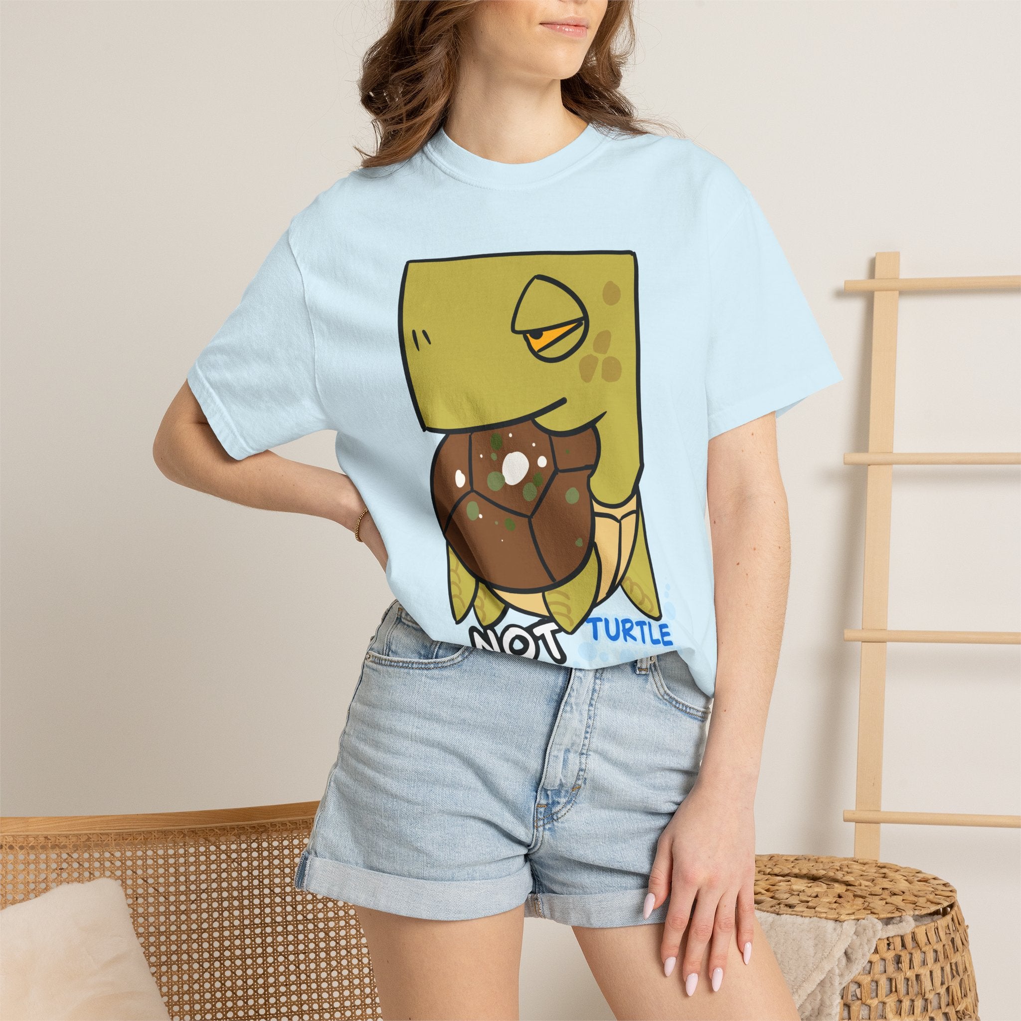 Turtle T-Shirt — Cute Cartoon "Not Turtle" Unisex T-shirt