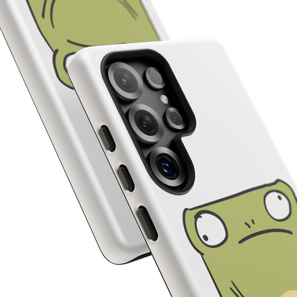Funny Frog Tough Phone Case — Cute Stubborn Frog Protective iPhone Case