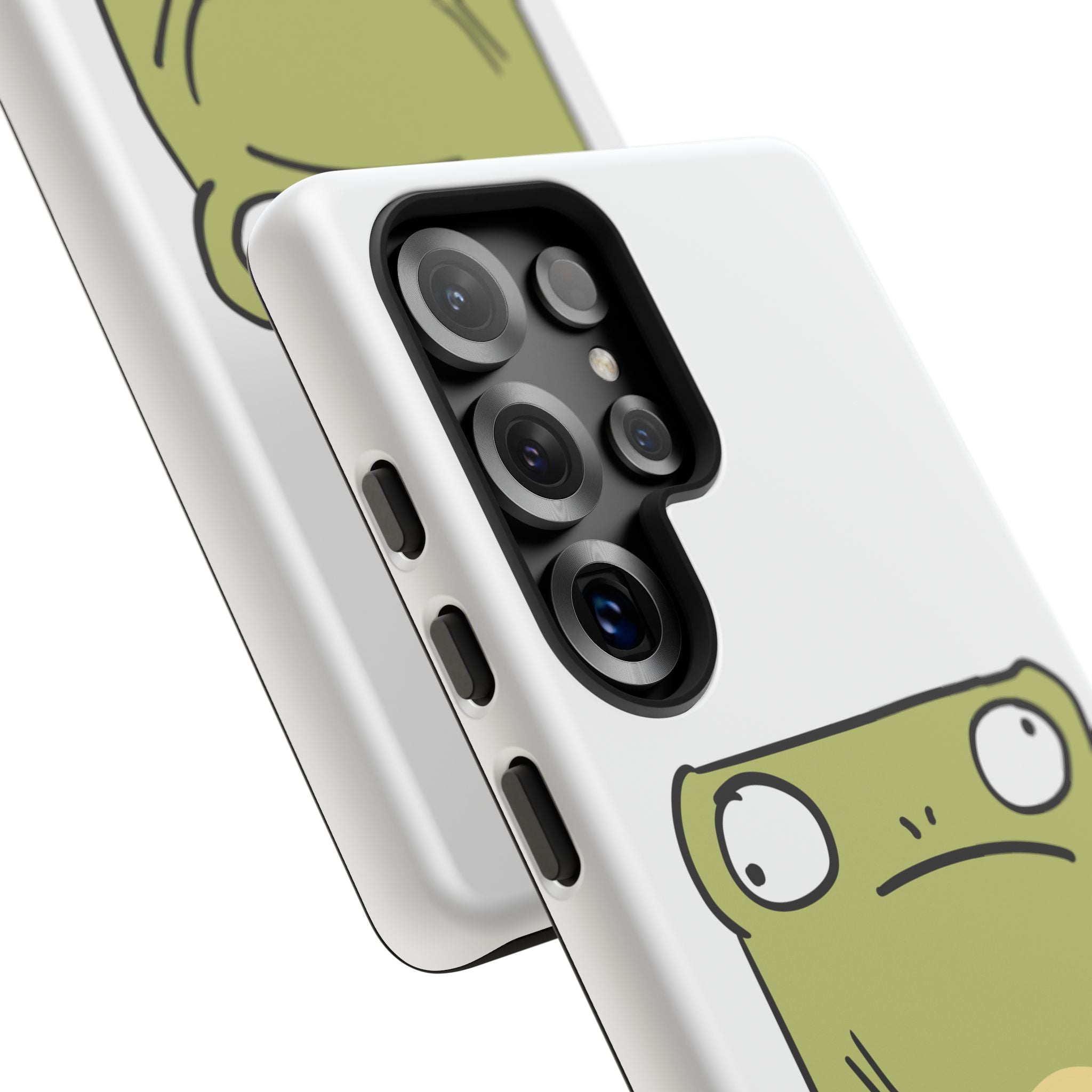 Funny Frog Tough Phone Case — Cute Stubborn Frog Protective iPhone Case