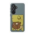 Turtle Tough Phone Case — Cute Grumpy Turtle Protective Cover