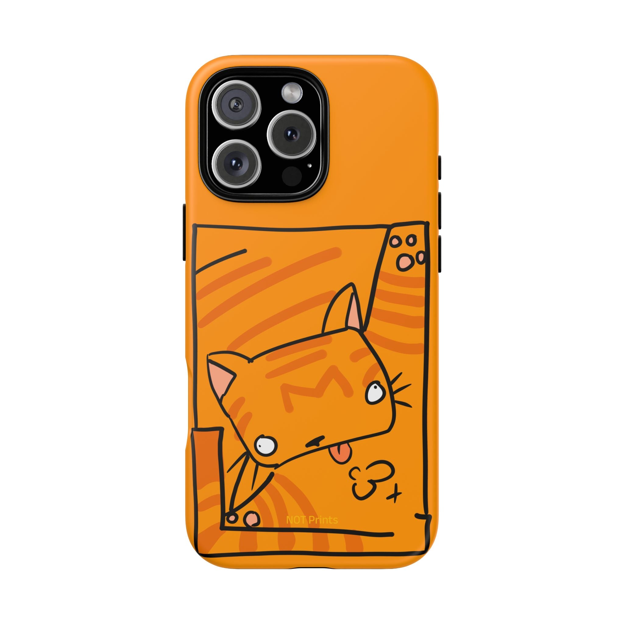 Cute Orange Cat Phone Case - Tough Cases Protective iPhone Cover