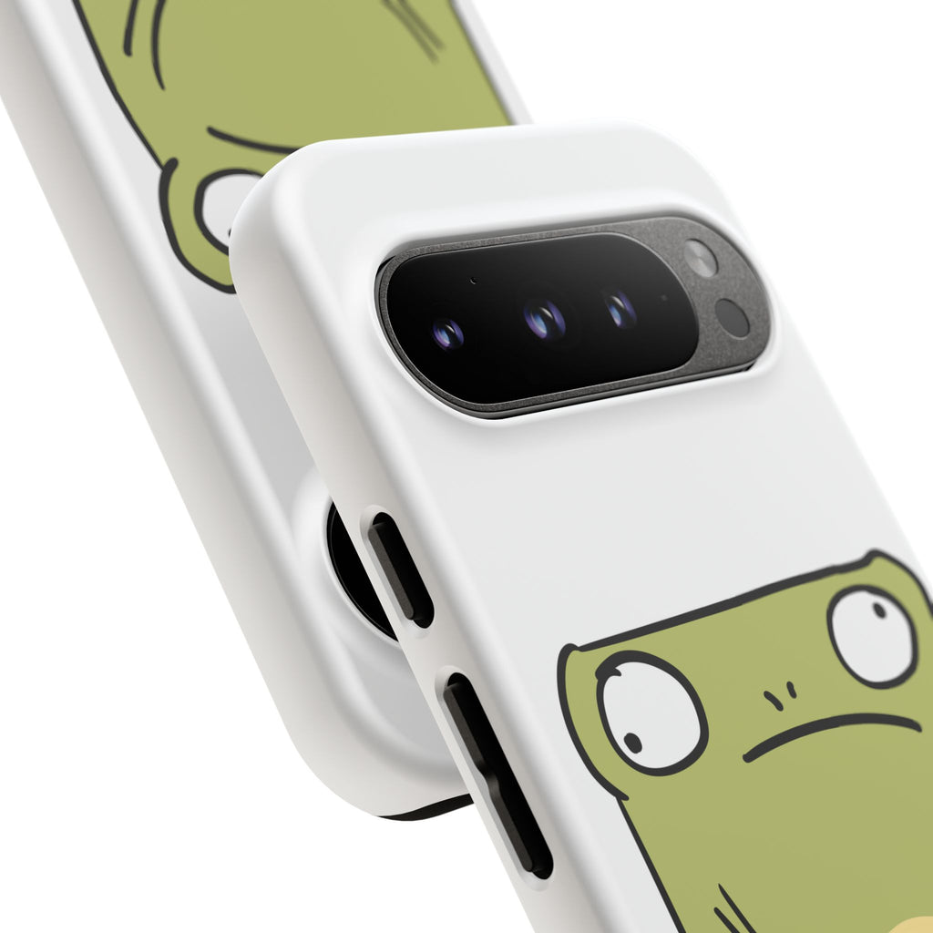 Funny Frog Tough Phone Case — Cute Stubborn Frog Protective iPhone Case