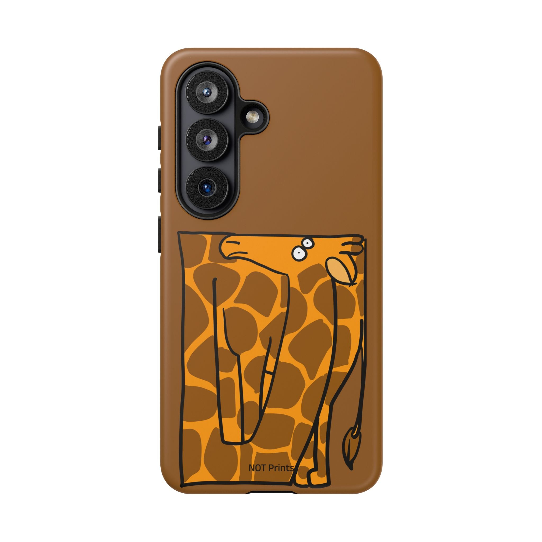 Giraffe Pocket Tough Phone Case — Cute Cartoon Giraffe with Card Slot