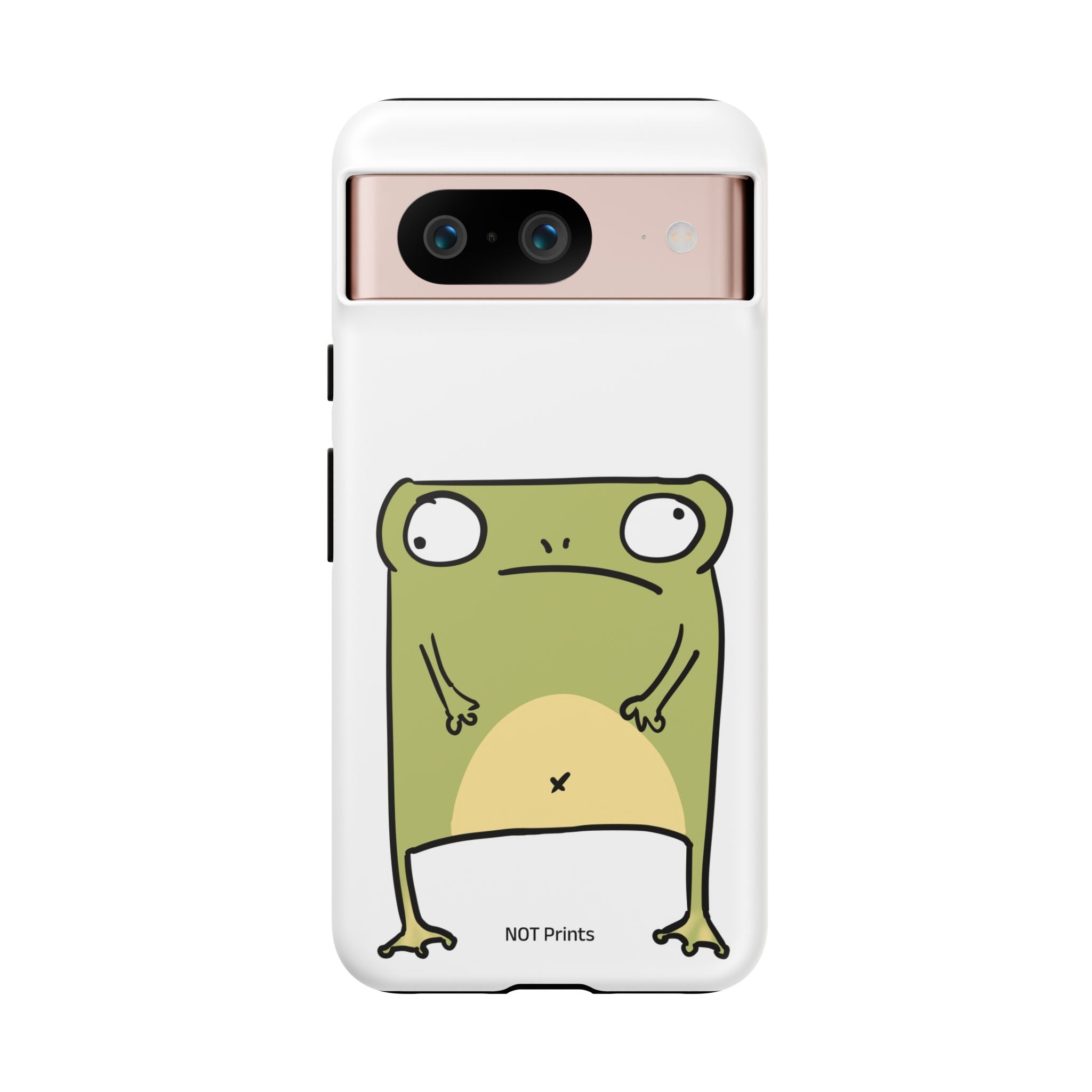 Funny Frog Tough Phone Case — Cute Stubborn Frog Protective iPhone Case