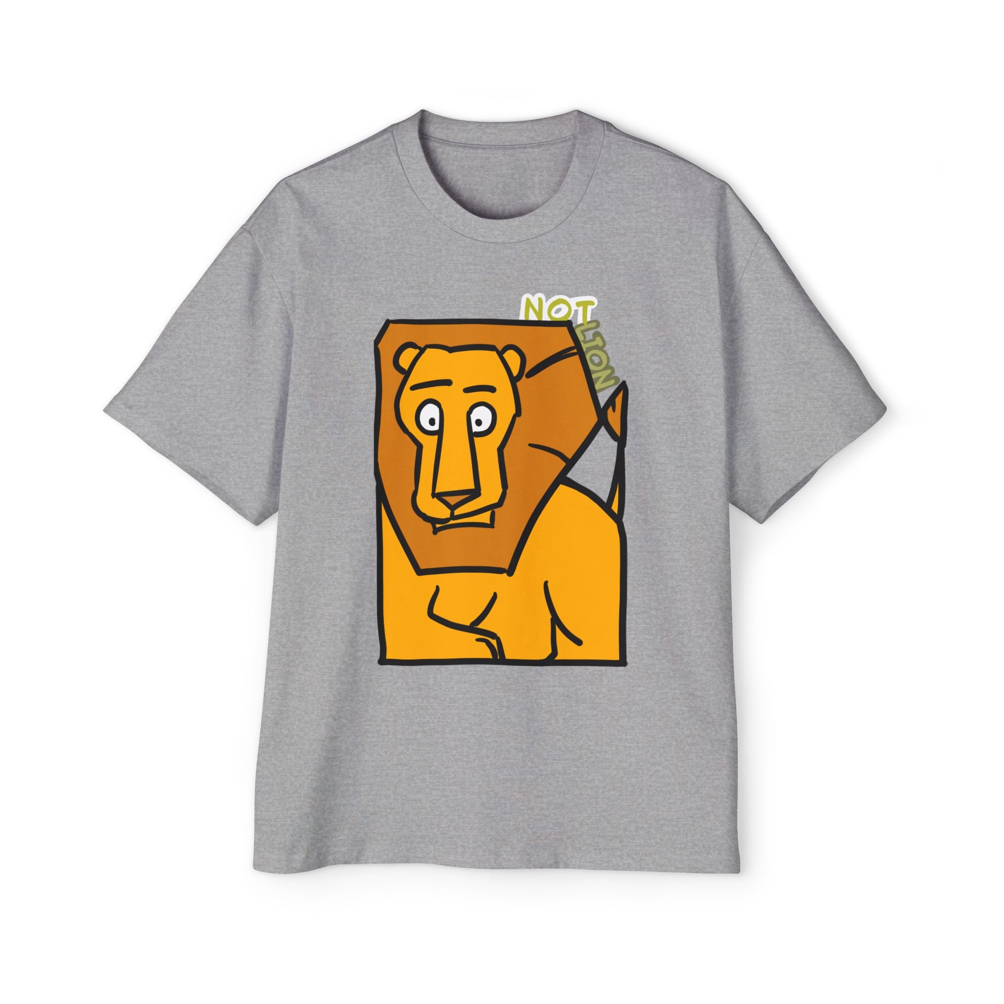 Lion T-shirt — Not Lion Tee | Cute Cartoon Lion