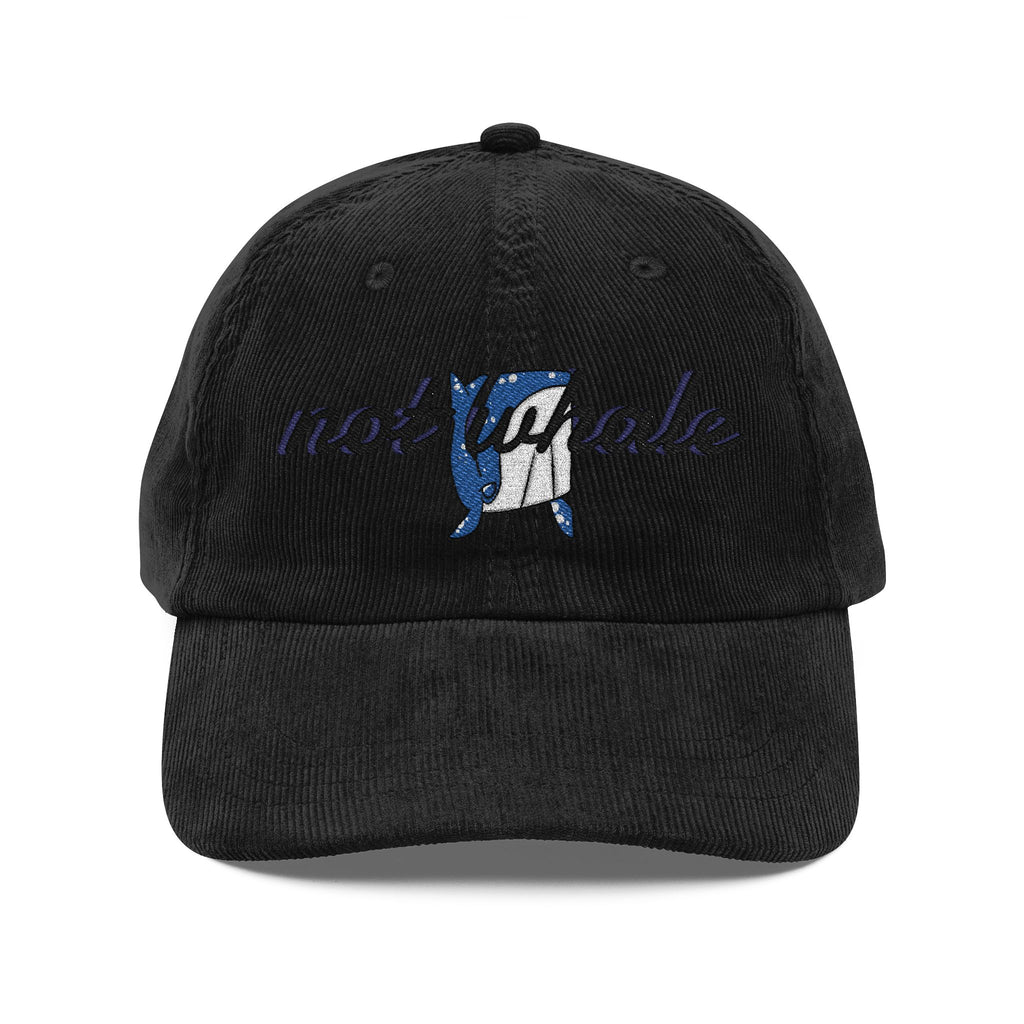 Vintage Corduroy Cap (Embroidery)| Cut 'Not Whale' Cap