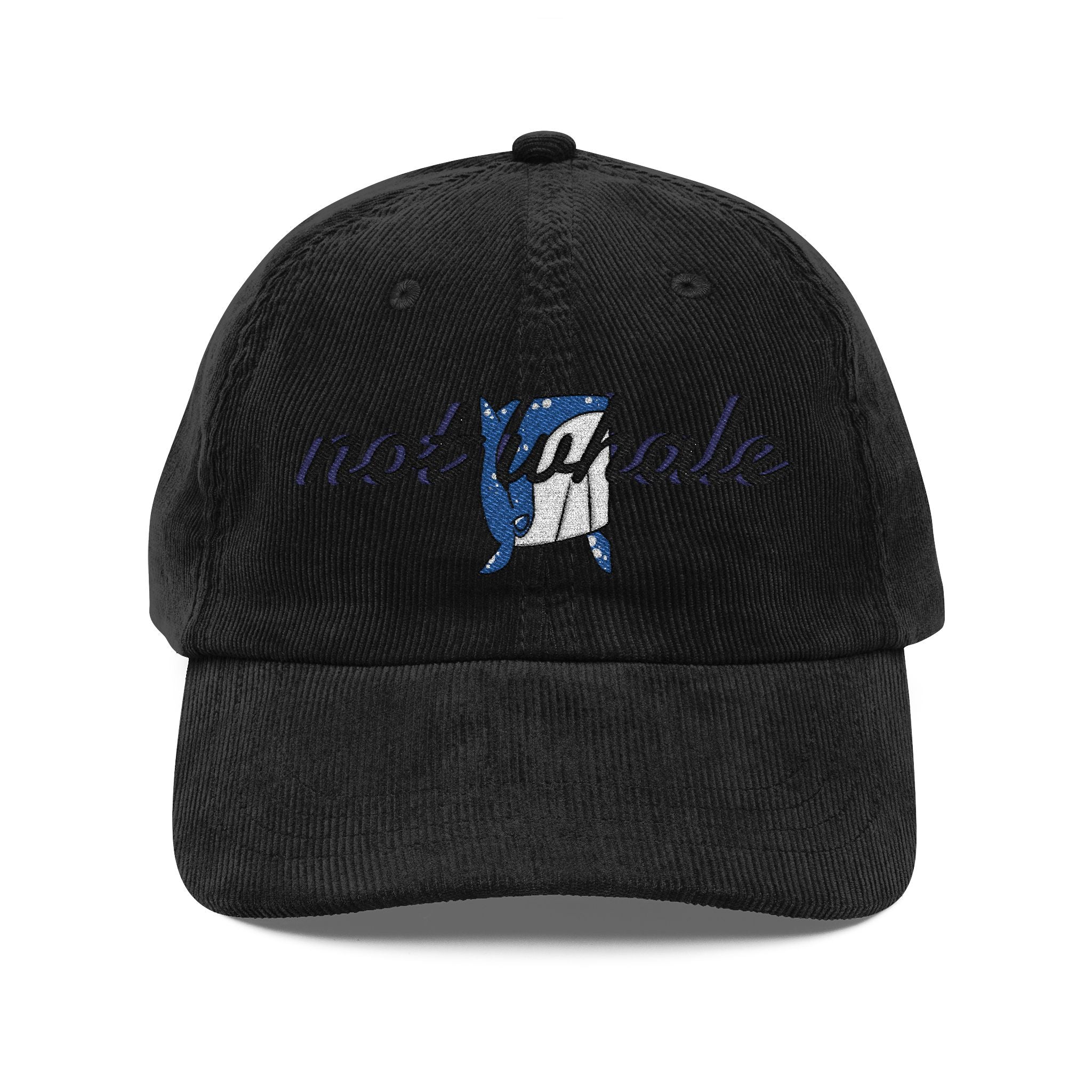 Vintage Corduroy Cap (Embroidery)| Cut 'Not Whale' Cap
