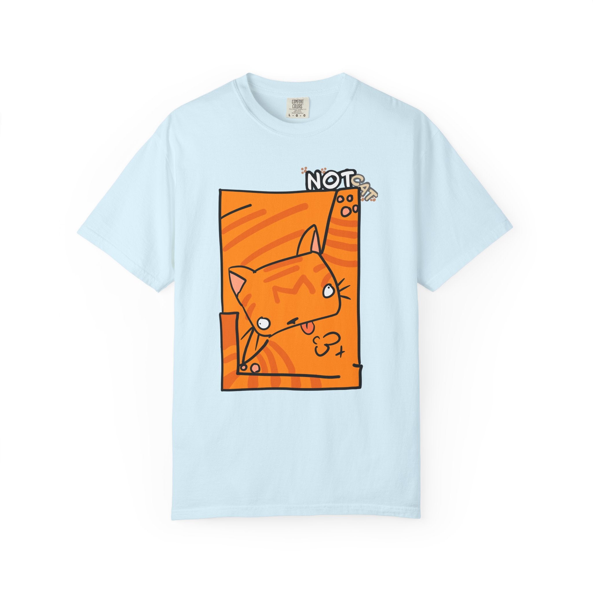 Orange Cat T-Shirt | Cute Cartoon "Not Cat" Unisex T-shirt
