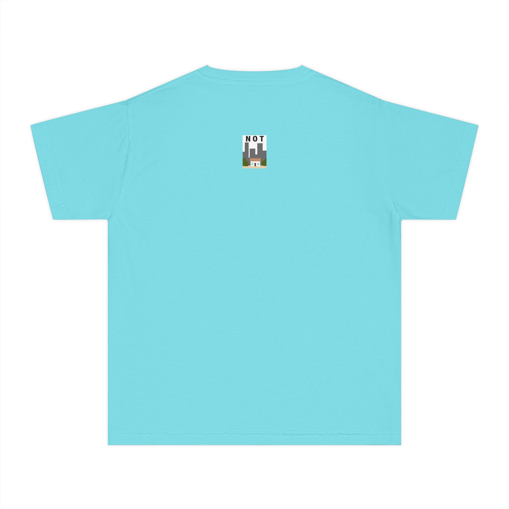 Orange Cat Youth Tee – Cute Cartoon Cat Graphic Shirt for Kids | Funny Not Cat Animal Cotton T-Shirt