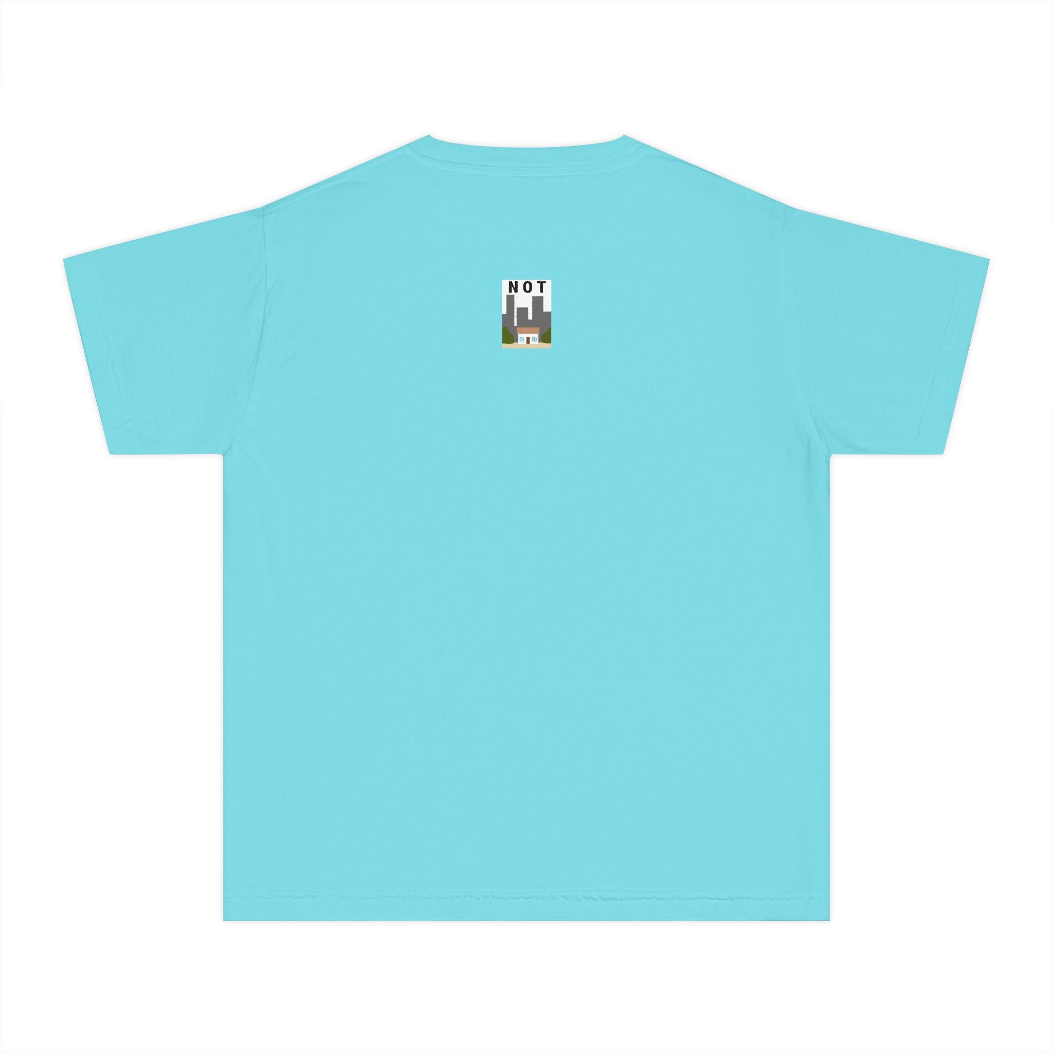 Orange Cat Youth Tee – Cute Cartoon Cat Graphic Shirt for Kids | Funny Not Cat Animal Cotton T-Shirt