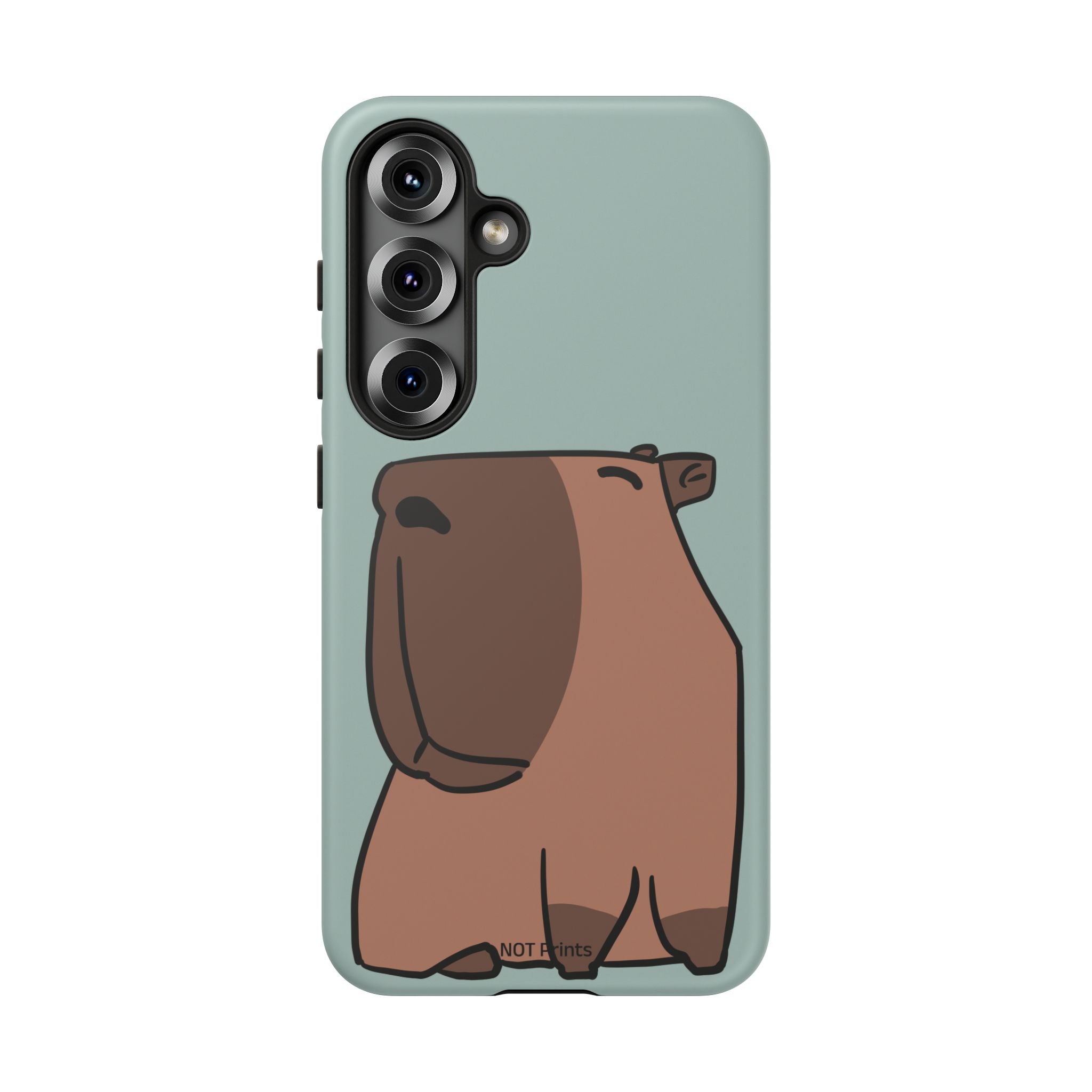 Coque de téléphone mignon ours - Coque de protection iPhone ours brun dessin animé minimaliste