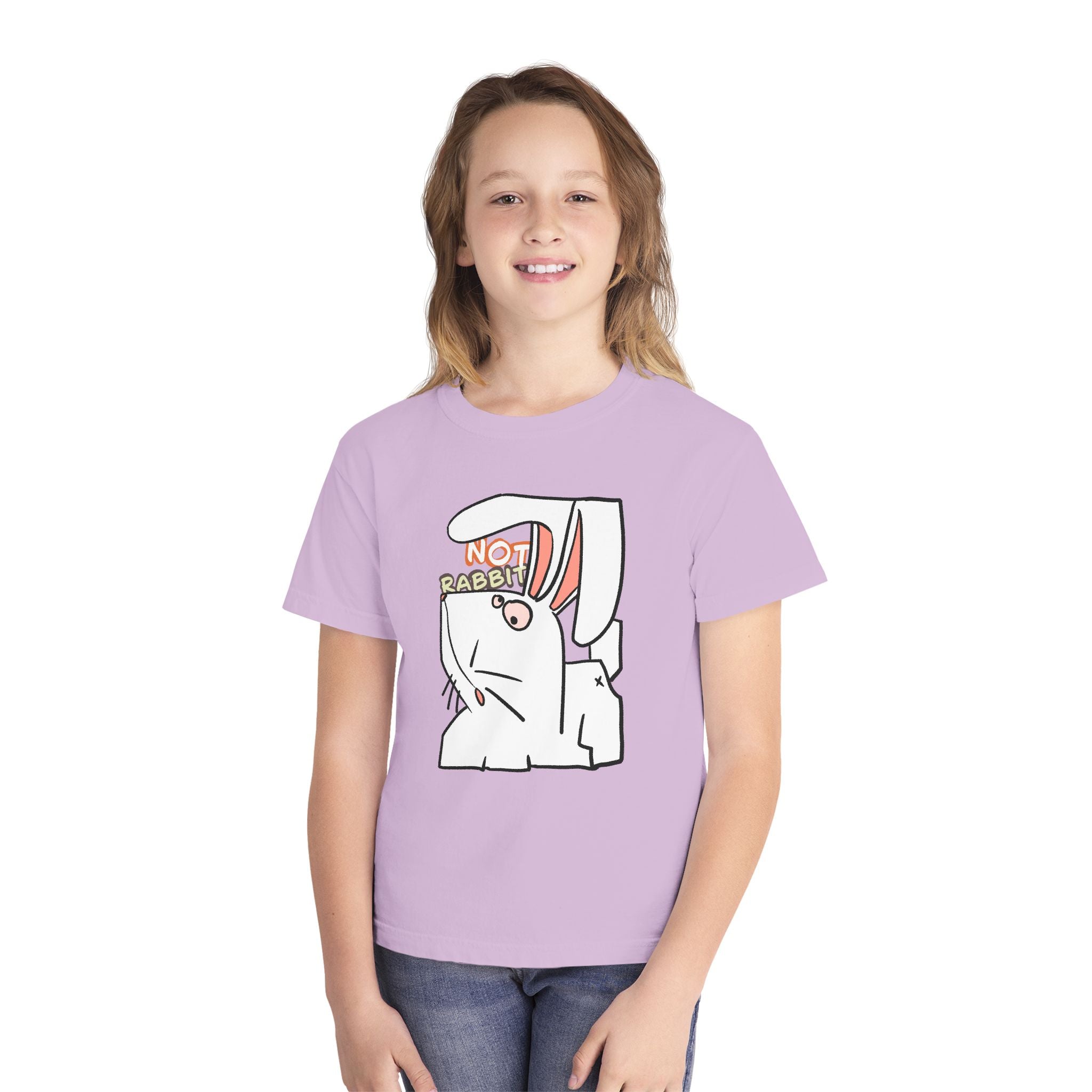 Rabbit Youth Tee — Cute 'Not Rabbit' Graphic Bunny T-Shirt