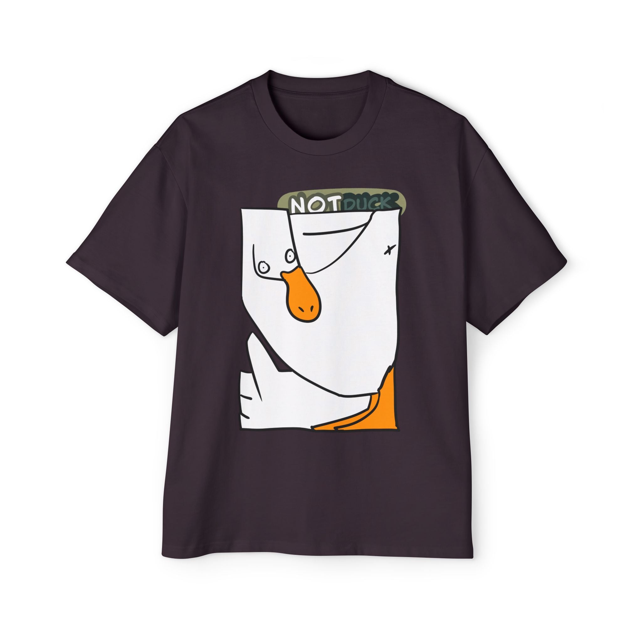 Duck T-shirt — Not Duck Tee | Cute Cartoon Duck