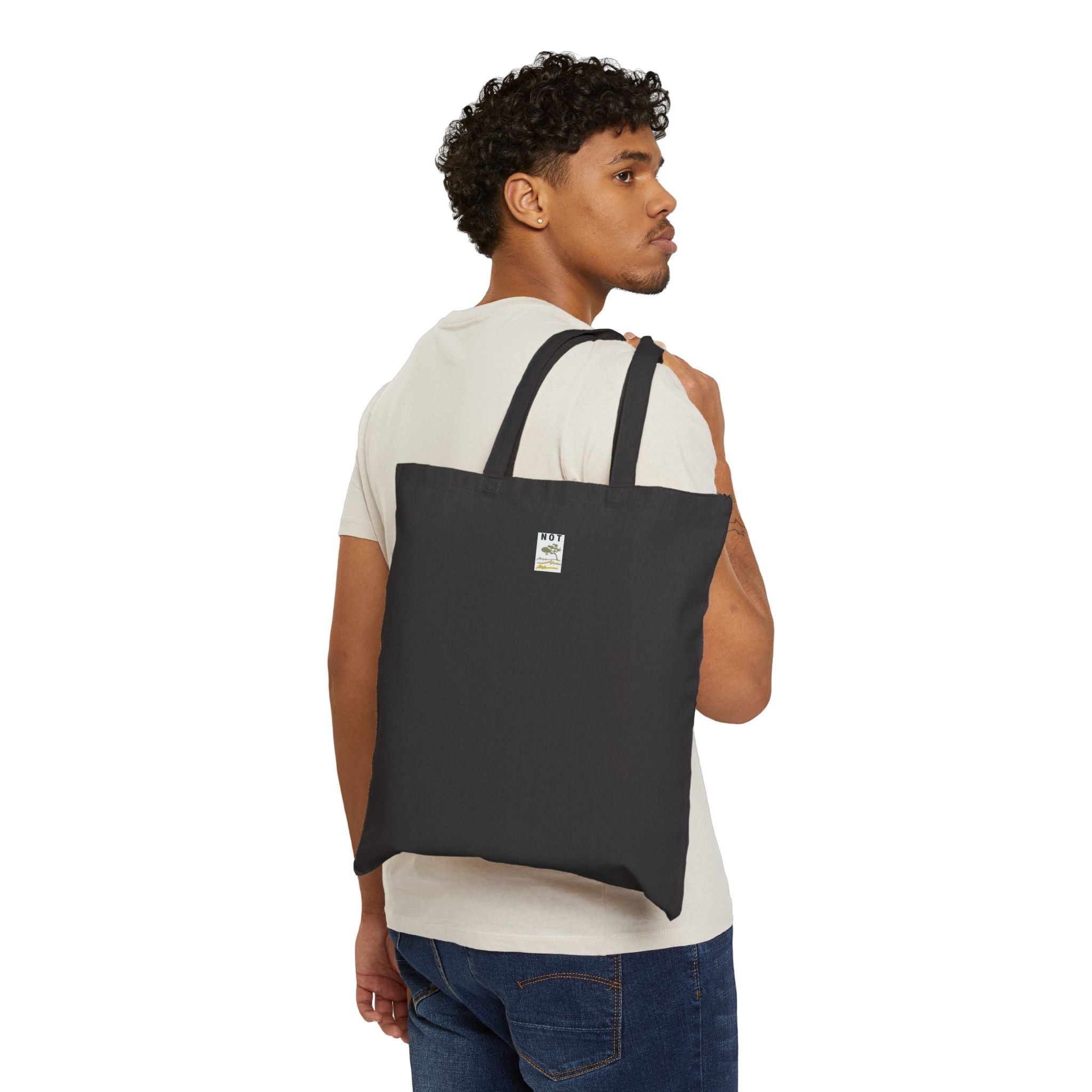 Tote Bag — Cute Cartoon "Not Lion" Canvas Tote for Eco-Friendly Everyday Use