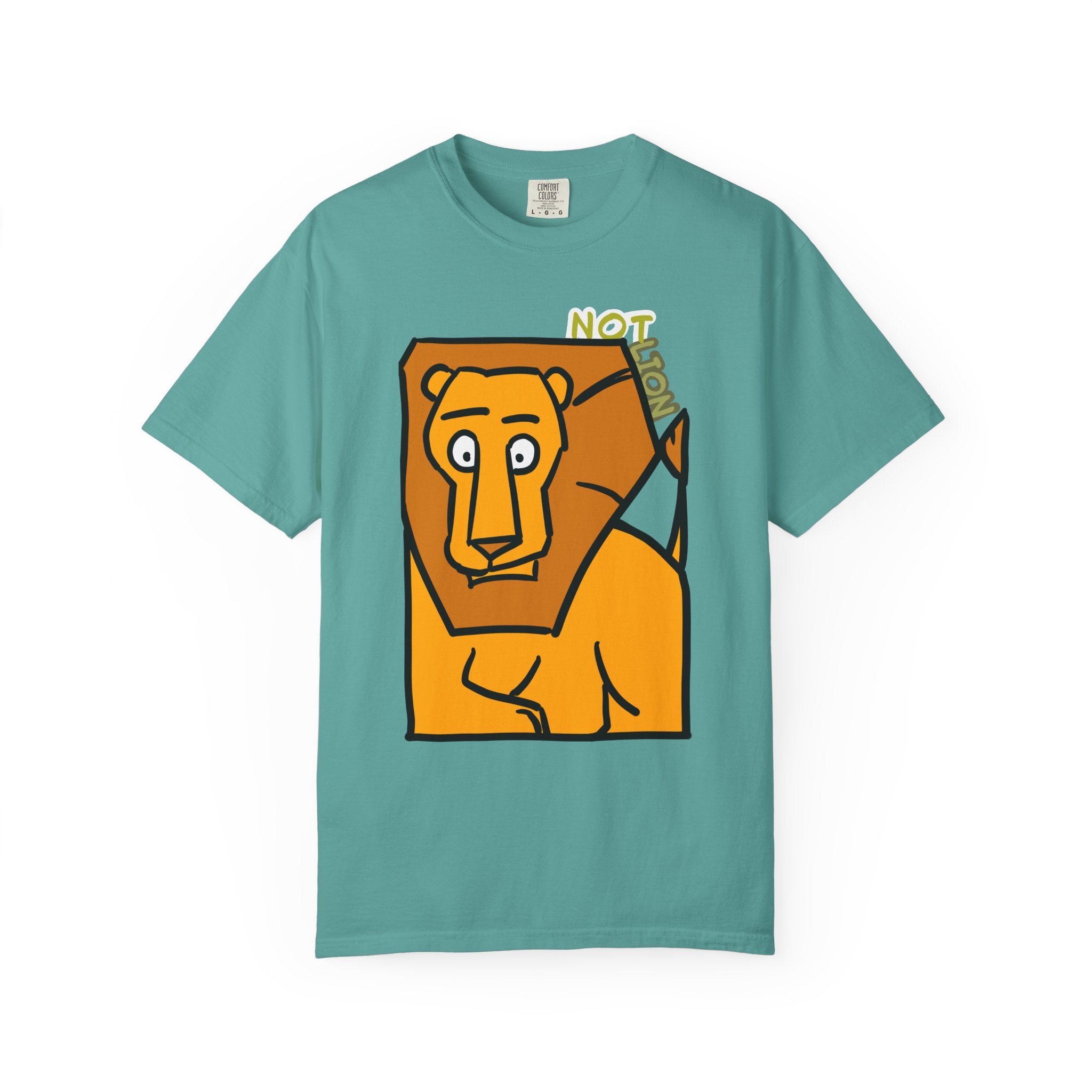 Lion Graphic Tee — "Not Lion" | Unisex T-Shirt