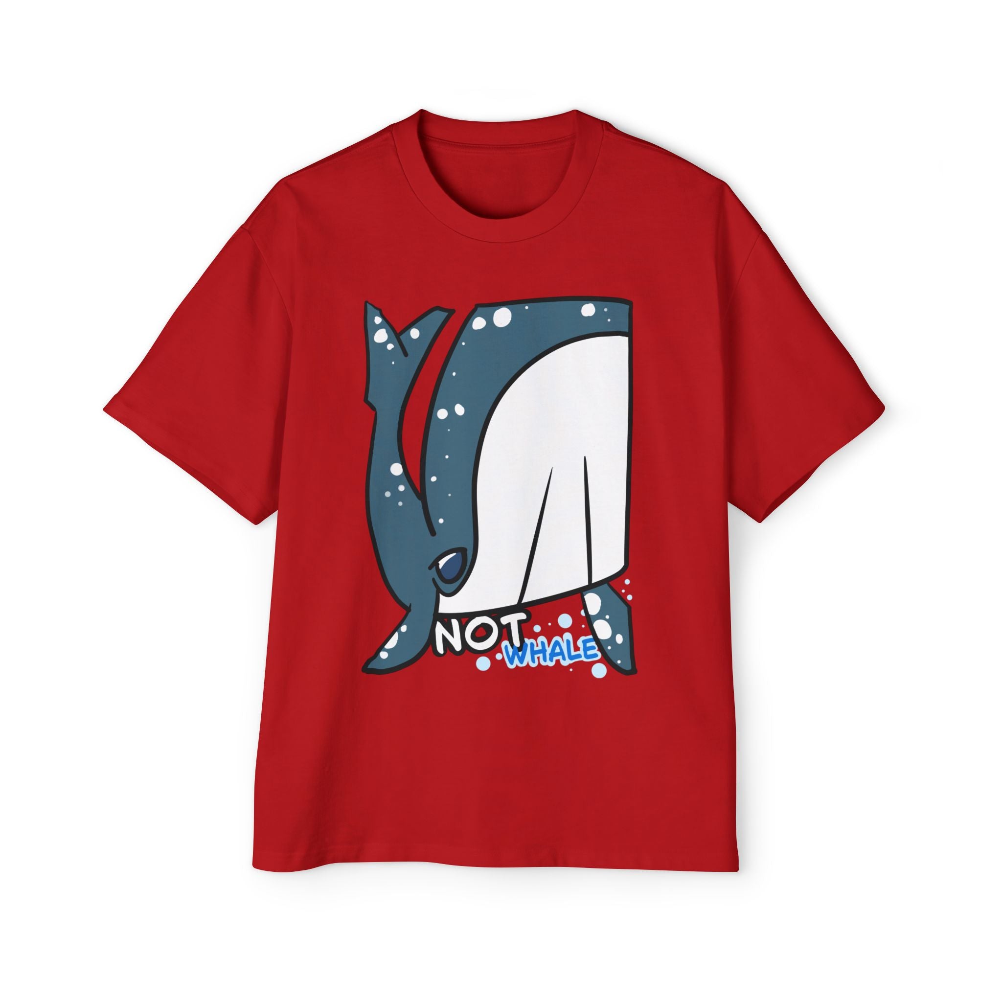 Whale Graphic Tee — Cute "Not Whale" Illustration T-Shirt for Ocean Lovers