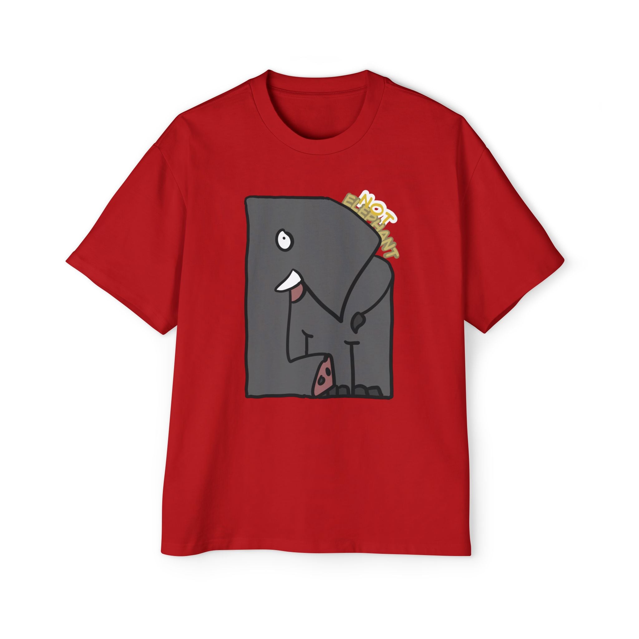 Elephant T-shirt — Not Elephant Tee | Cute Cartoon Elephant