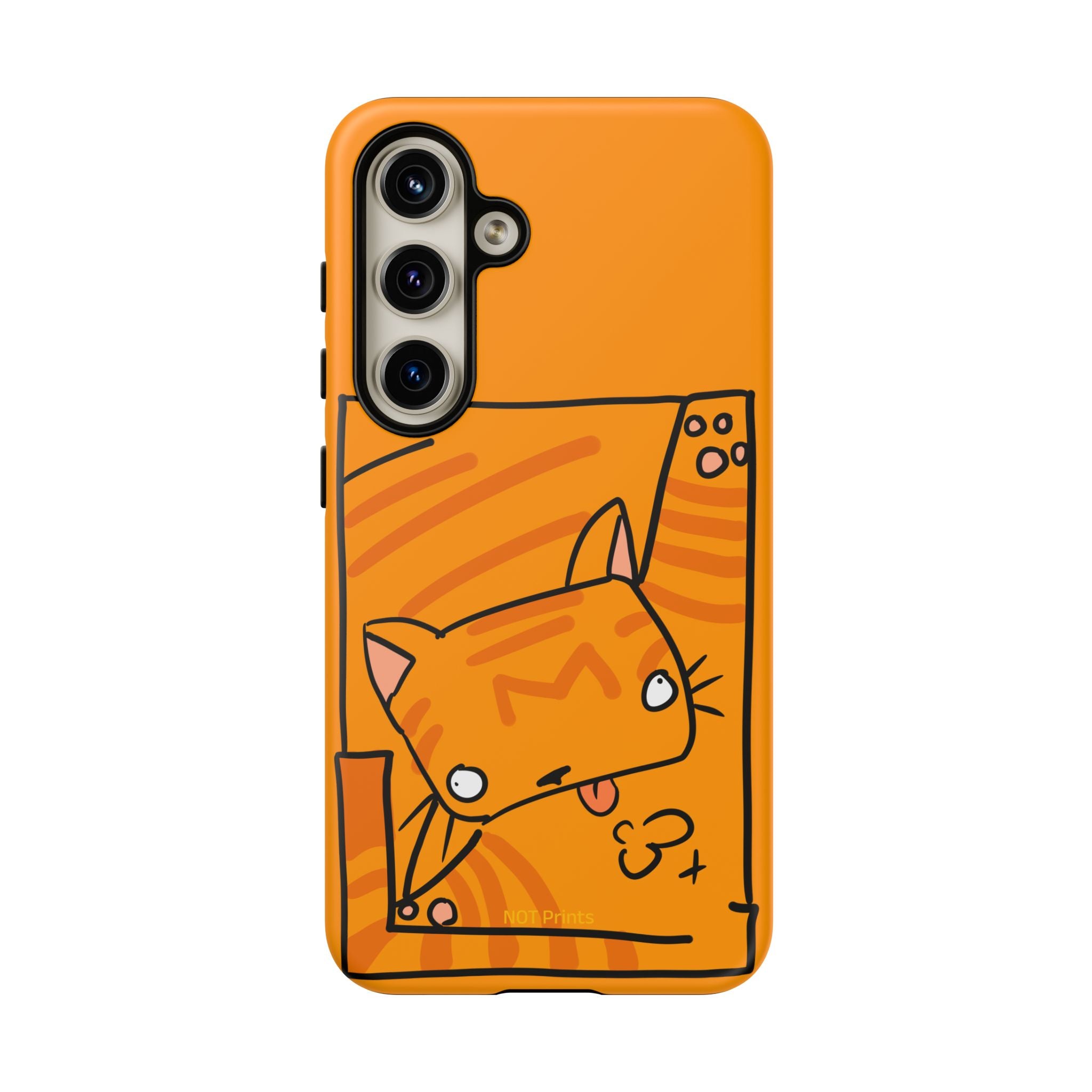 Cute Orange Cat Phone Case - Tough Cases Protective iPhone Cover