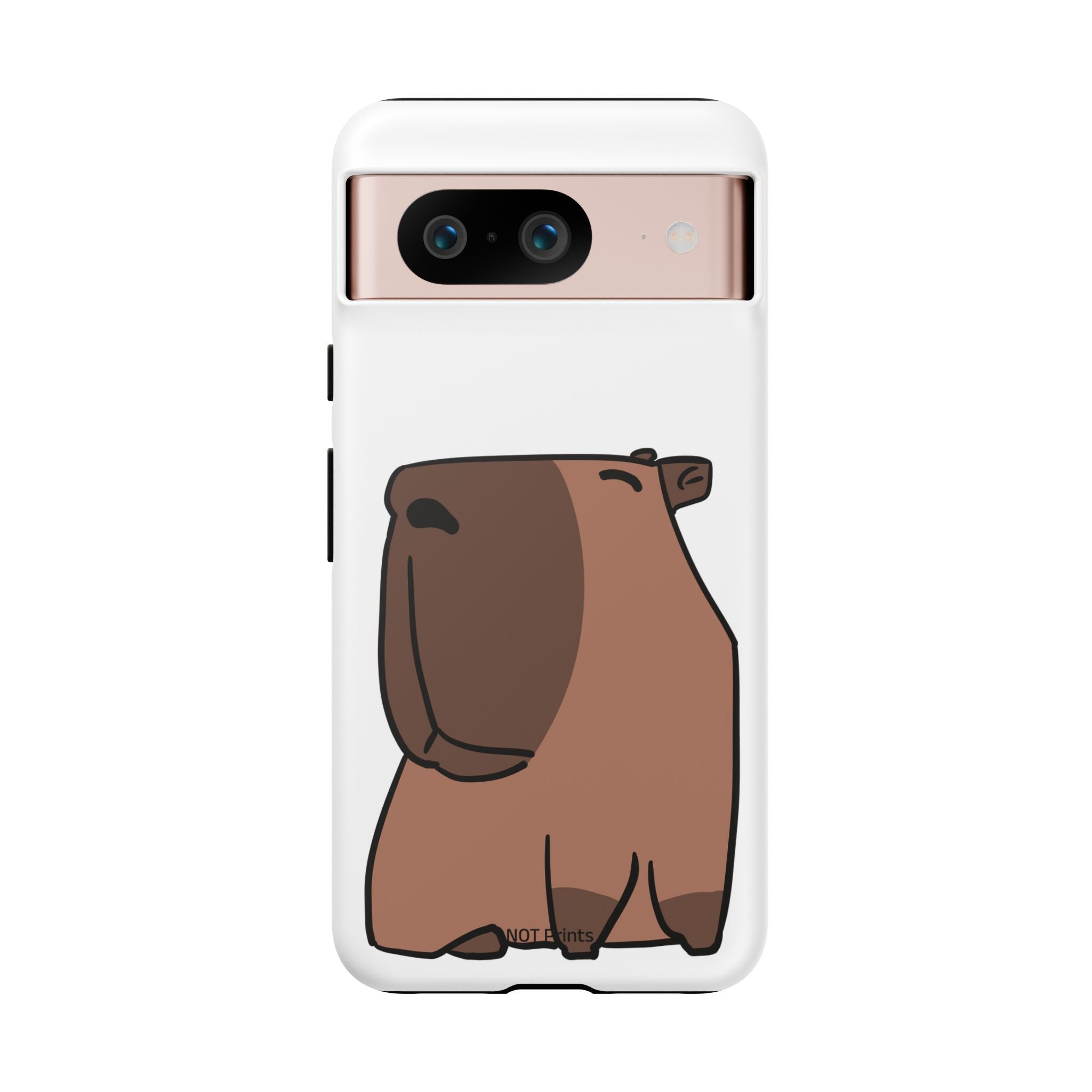 Coque Téléphone Ours Mignon - Étui Protecteur iPhone Minimaliste Ours Brun Dessin Animé