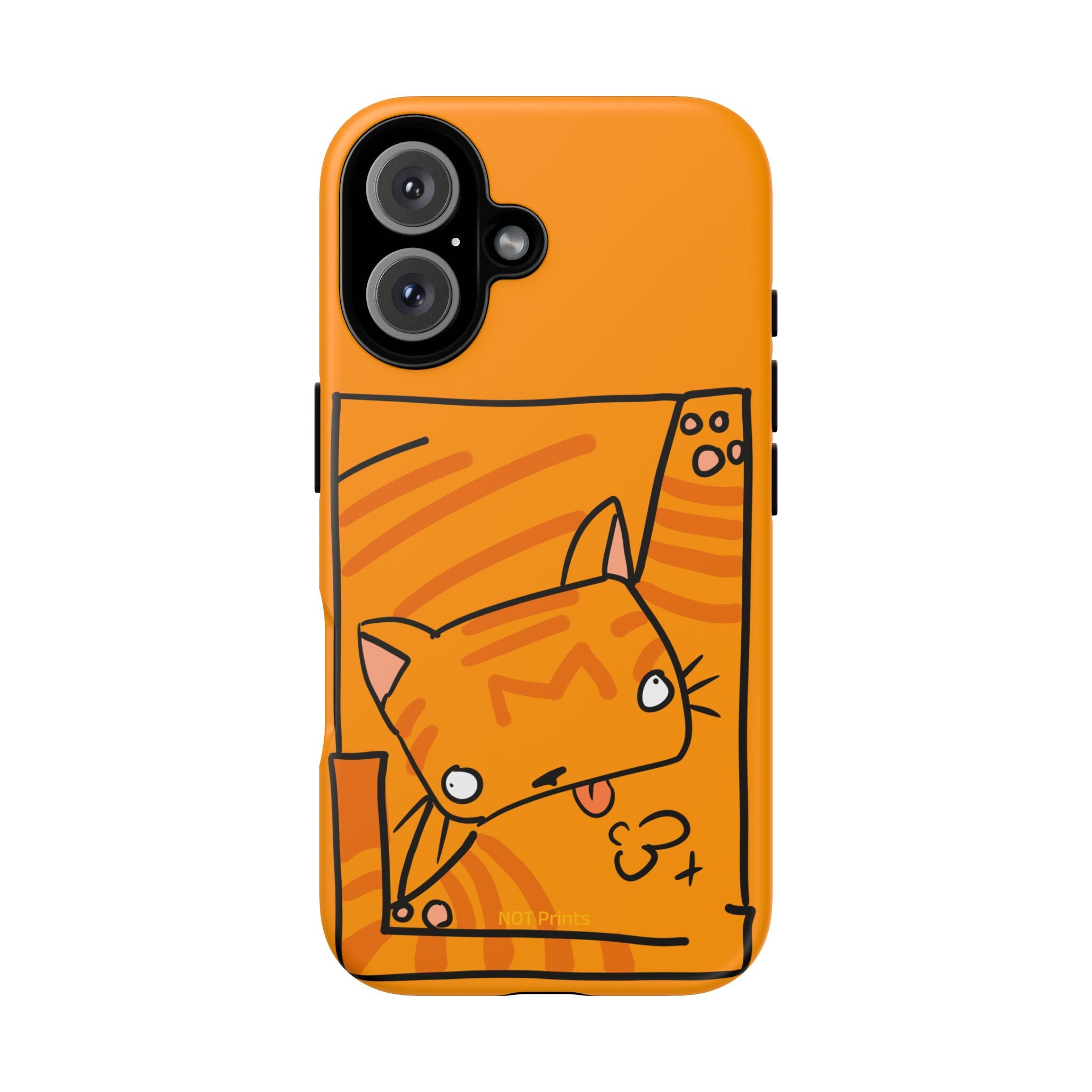 Cute Orange Cat Phone Case - Tough Cases Protective iPhone Cover