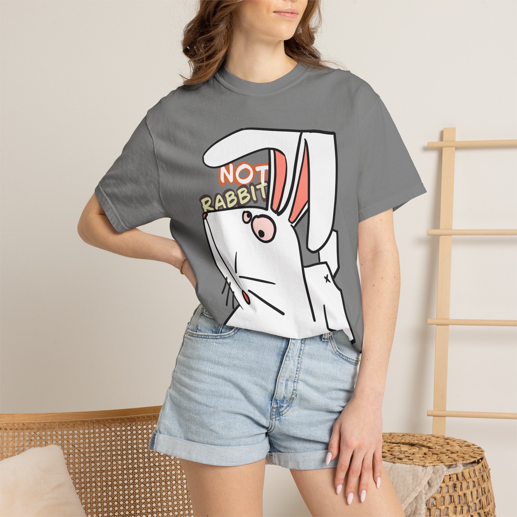 Rabbit T-Shirt | Cute Cartoon "Not Rabbit" | Unisex T-shirt