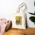 Canvas Tote Bag — Cute 'Not Turtle' Cartoon Turtle Illustration