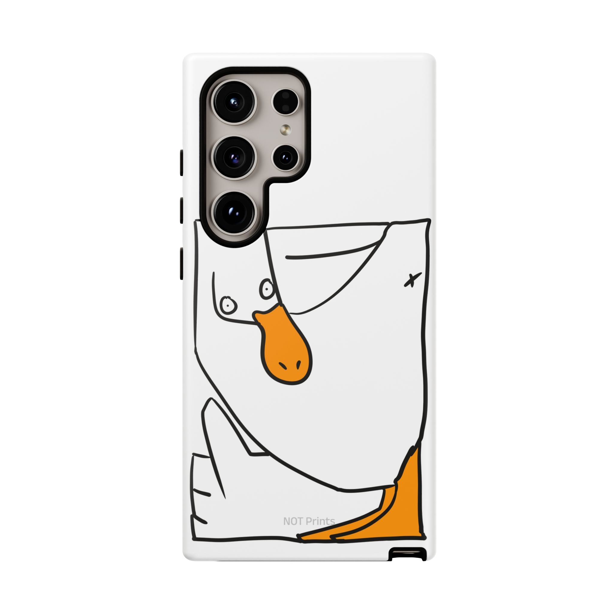 Duck Phone Case – Cute Cartoon Duck Tough Phone Cover