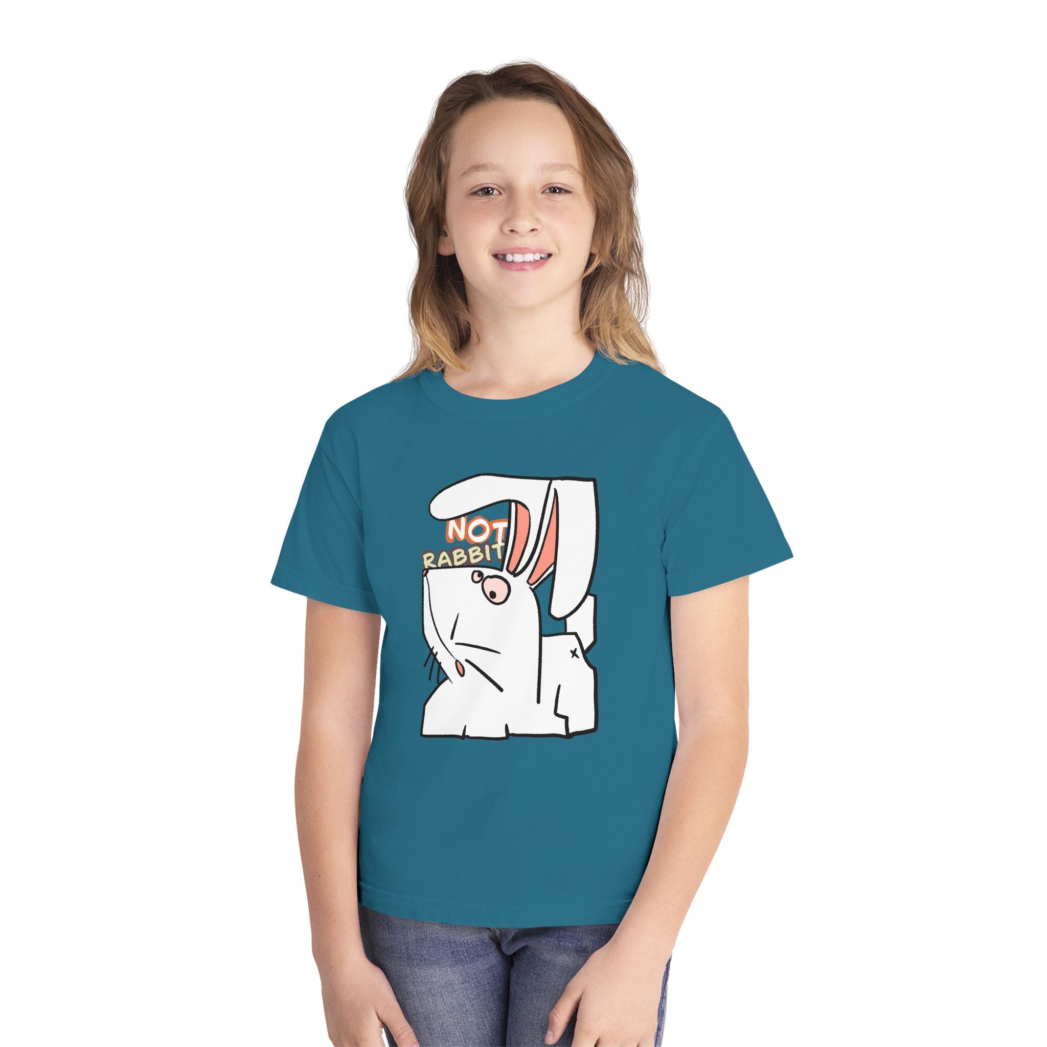 Rabbit Youth Tee — Cute 'Not Rabbit' Graphic Bunny T-Shirt