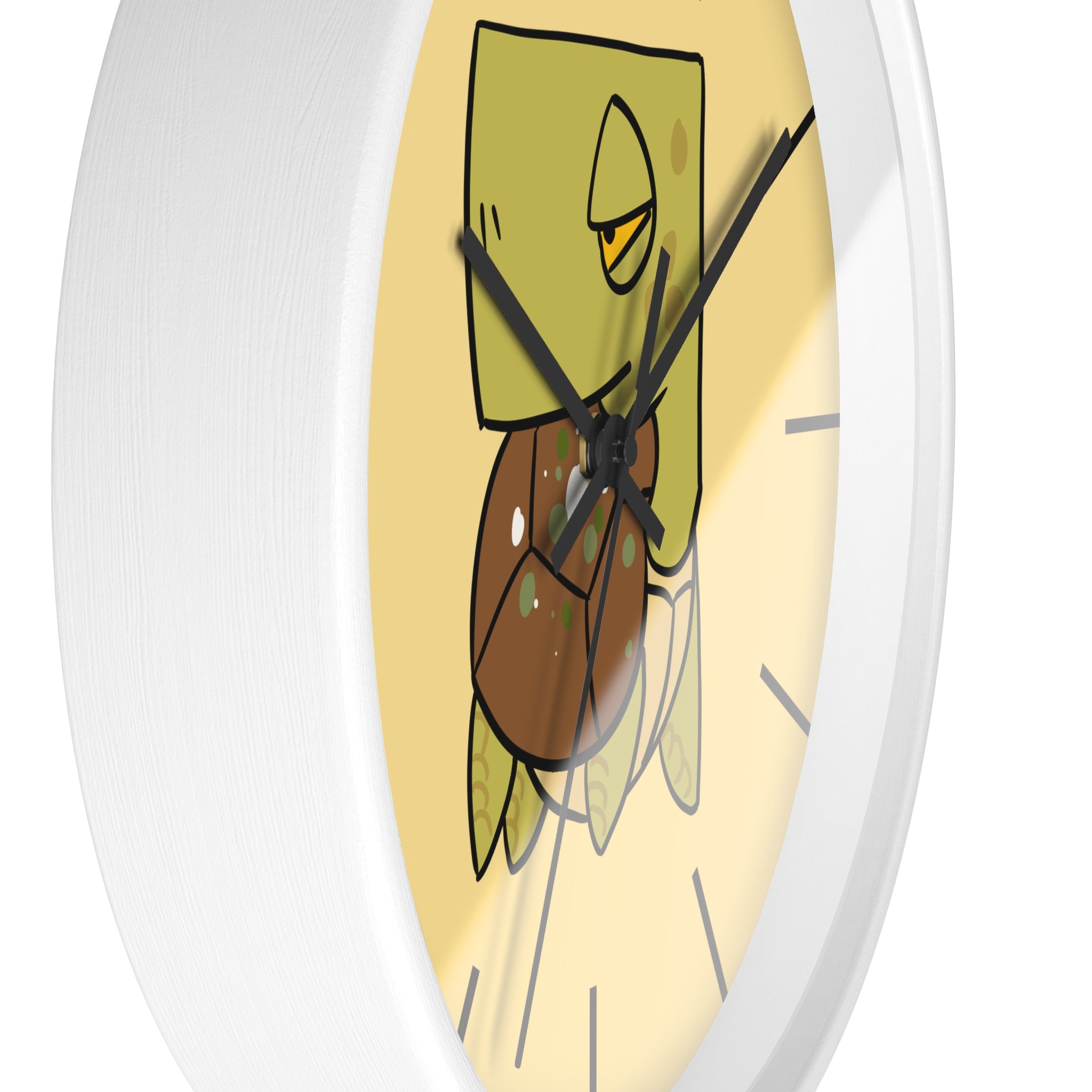 Turtle Wall Clock — Cute Cartoon Sea Turtle Clock for Kids’ Room & Beach Decor