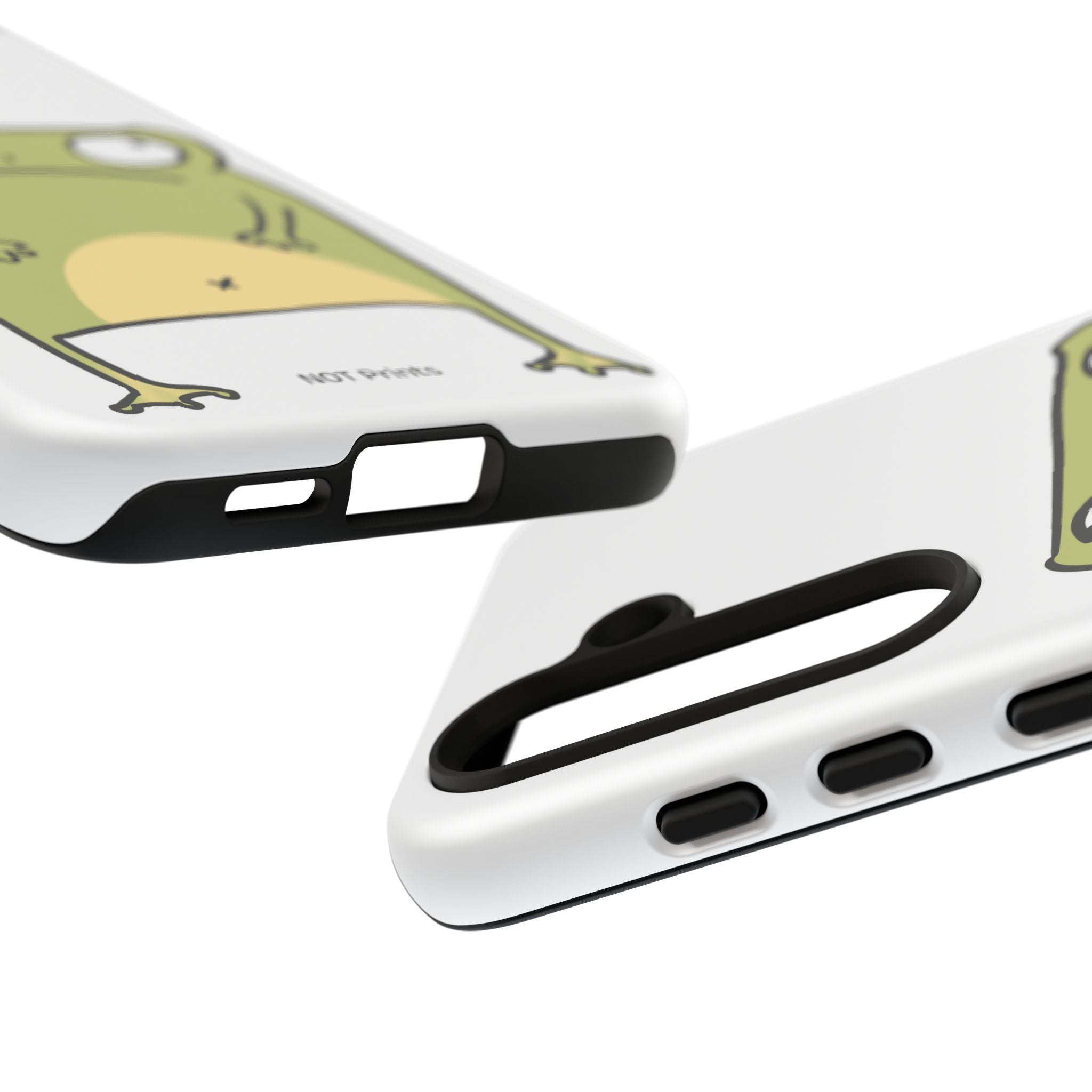 Funny Frog Tough Phone Case — Cute Stubborn Frog Protective iPhone Case