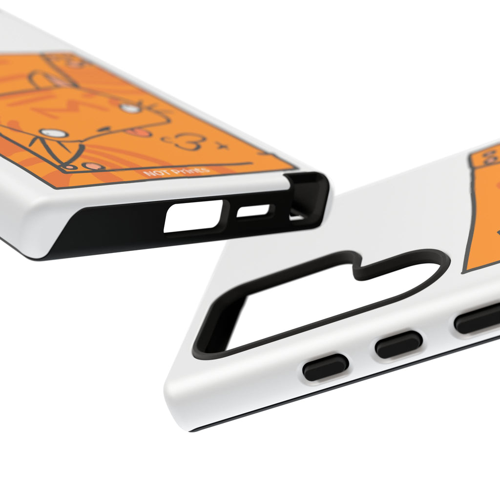 Cute Orange Cat Phone Case - Tough Cases Protective Phone Cover