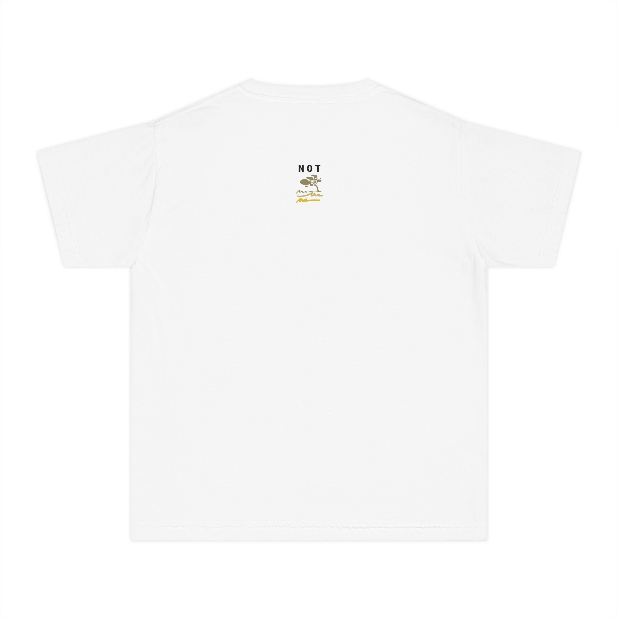 Giraffe Peek Kids Tee — Cute Peeking "Not Giraffe" Graphic Youth T-Shirt